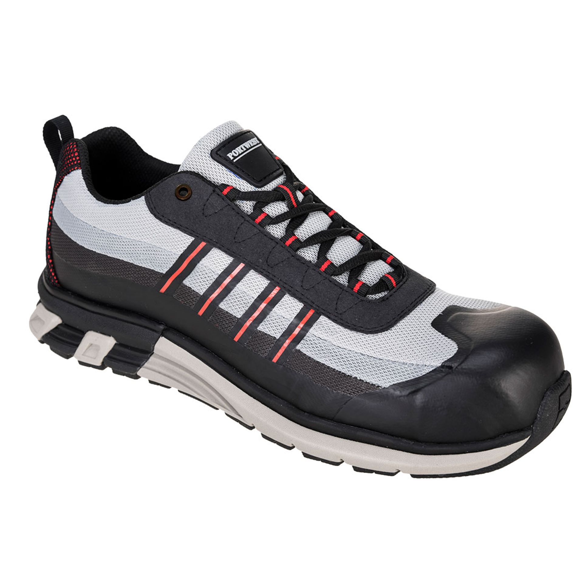 BRAND NEW PORTWEST FT16 OlymFlex London SBP AE Trainer GRE/BLACK SIZE 7. RRP £45. (PW). (FT16GBR41).