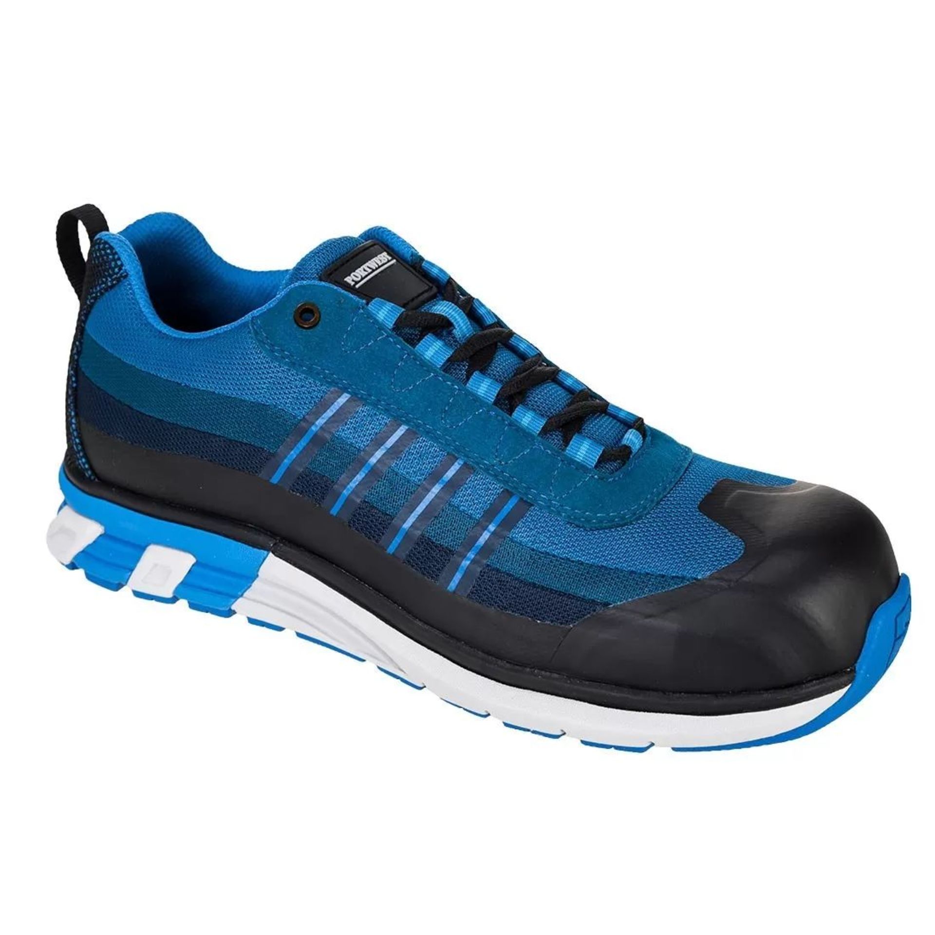 BRAND NEW PORTWEST FT16 OlymFlex London SBP AE Trainer BLUE SIZE 6.5. RRP £45. (PW). (FT16BBR40).