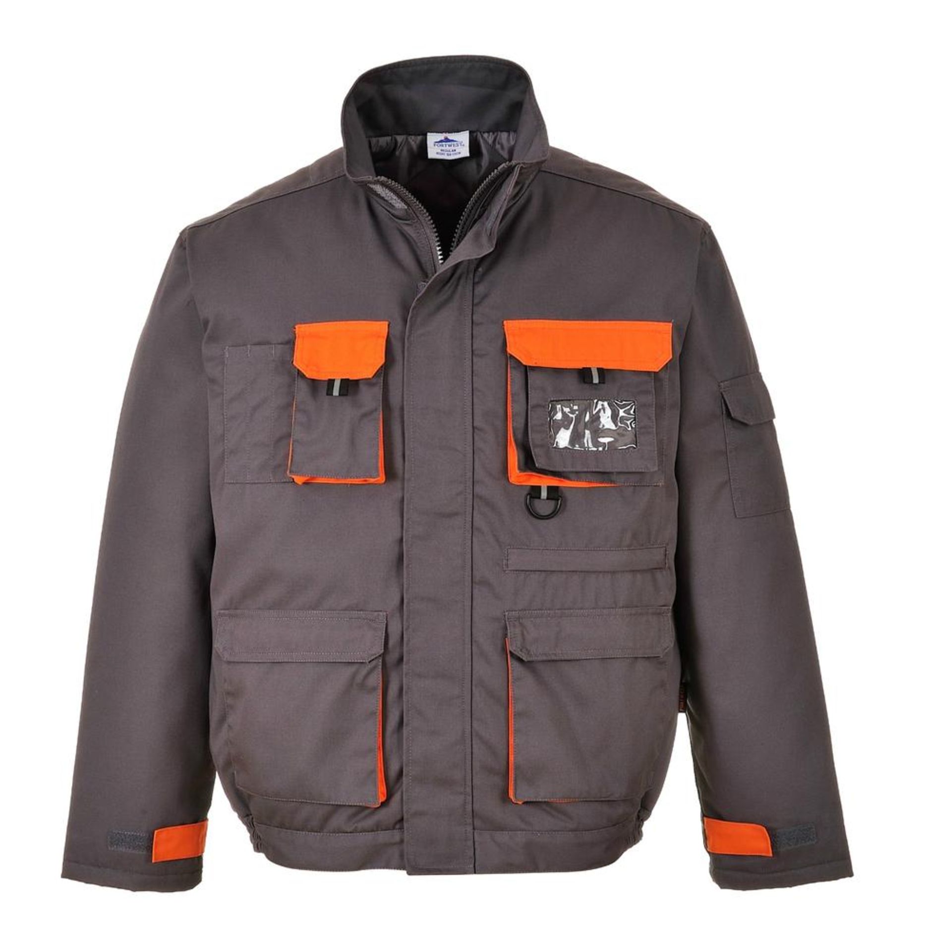 BRAND NEW PORTWEST TX18 Texo Contrast Lined Jacket Grey SIZE (S). RRP £45. (R19-3). (TX18GRRS). This
