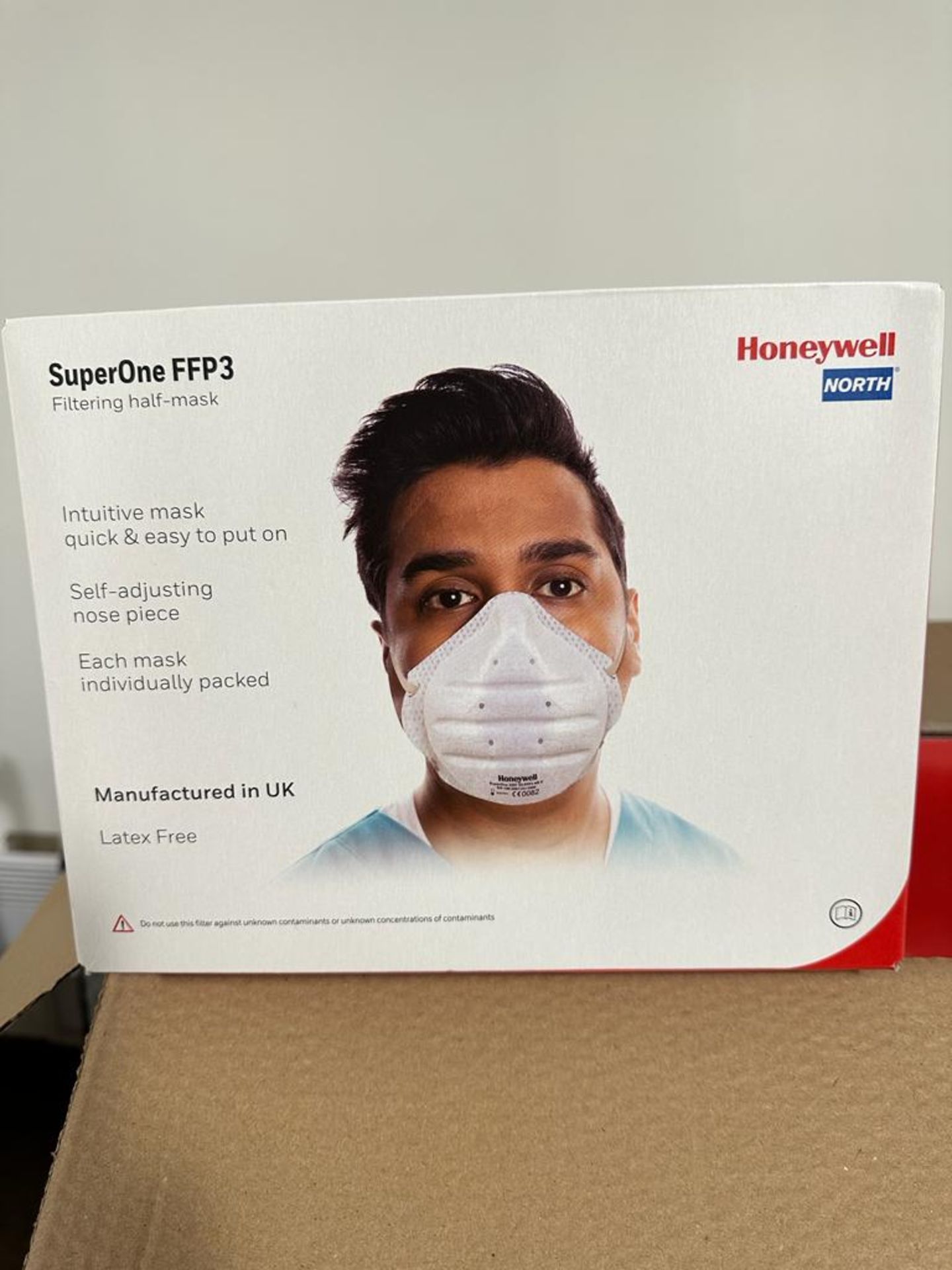 PALLET TO CONTAIN 4,608 X Honeywell SuperOne 3207 Filtering Half Mask FFP3 NR D. Boxed in boxes of - Image 12 of 12
