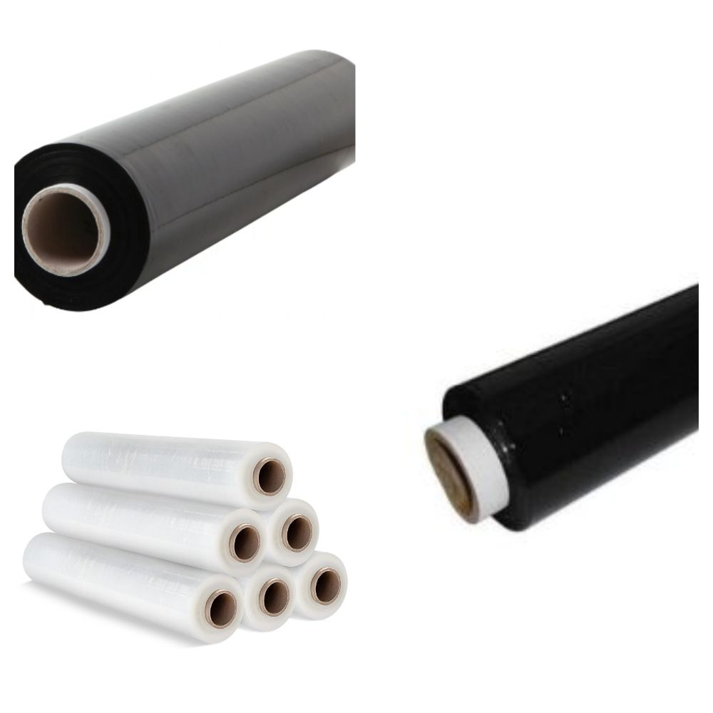 Trade & Pallet Lots of Black & Clear Pallet Wrap - Delivery Available!