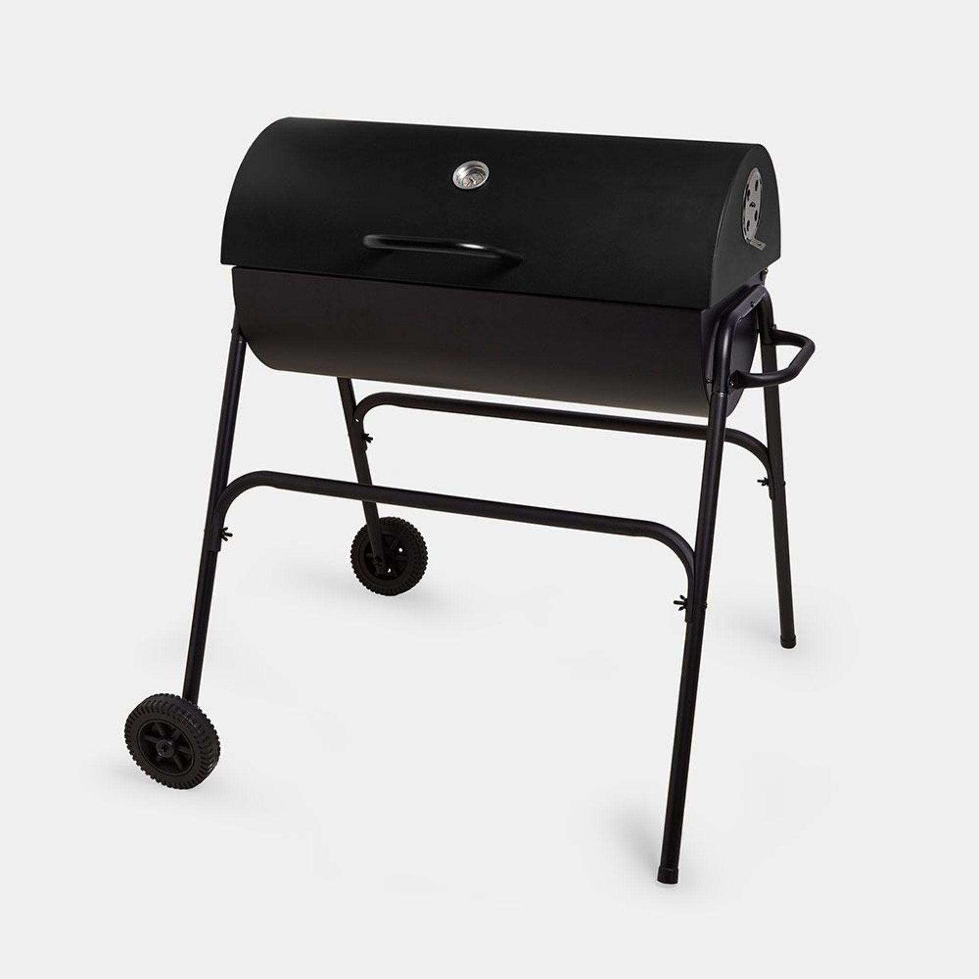 Barrel Charcoal BBQ. - R8. Get your summer off to a sizzling start with this charcoal barrel BBQ –