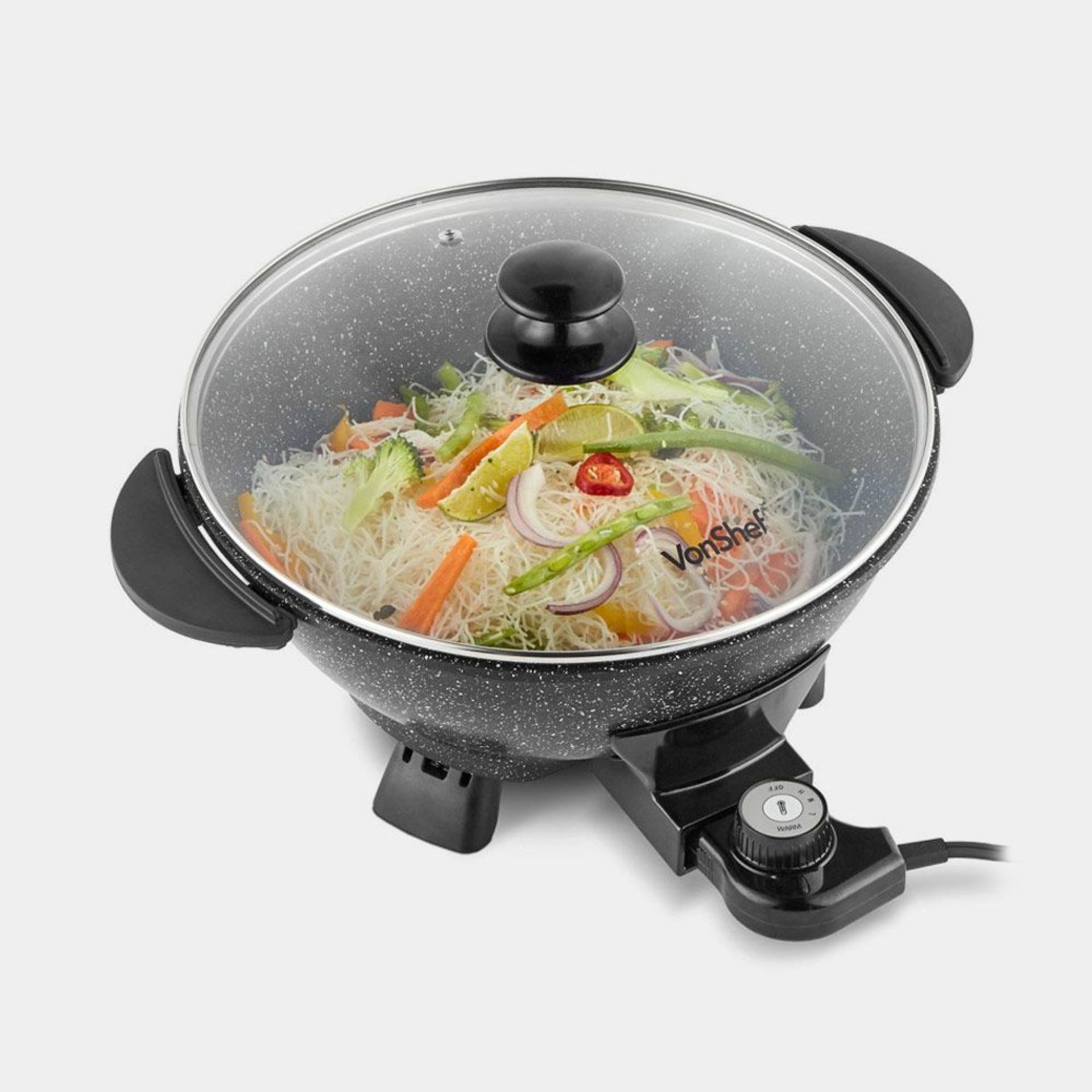5L Electric Wok. - R8. Introduce this 5L capacity electric wok to your kitchen and start frying,