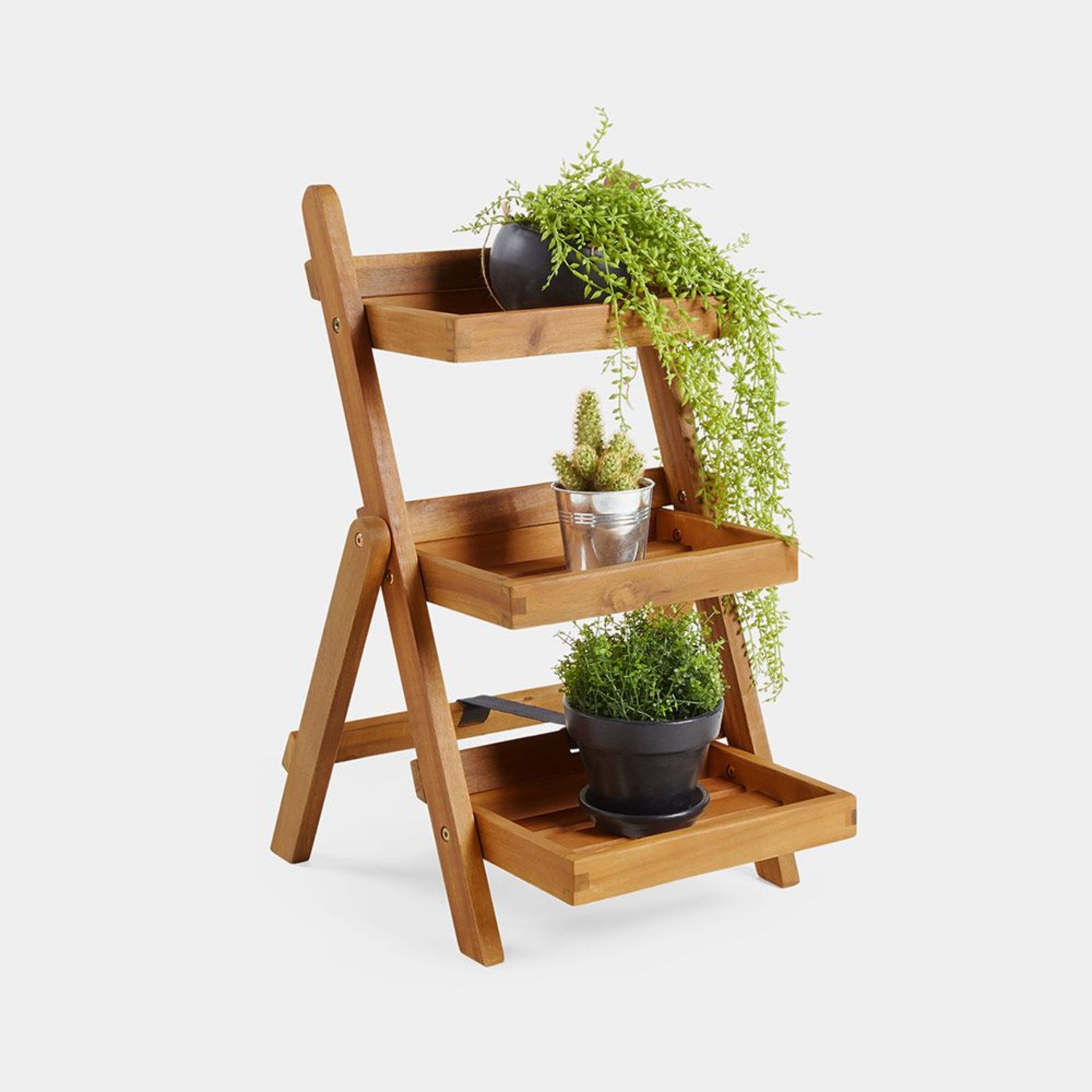 3 Tier Folding Plant Stand. -R8.