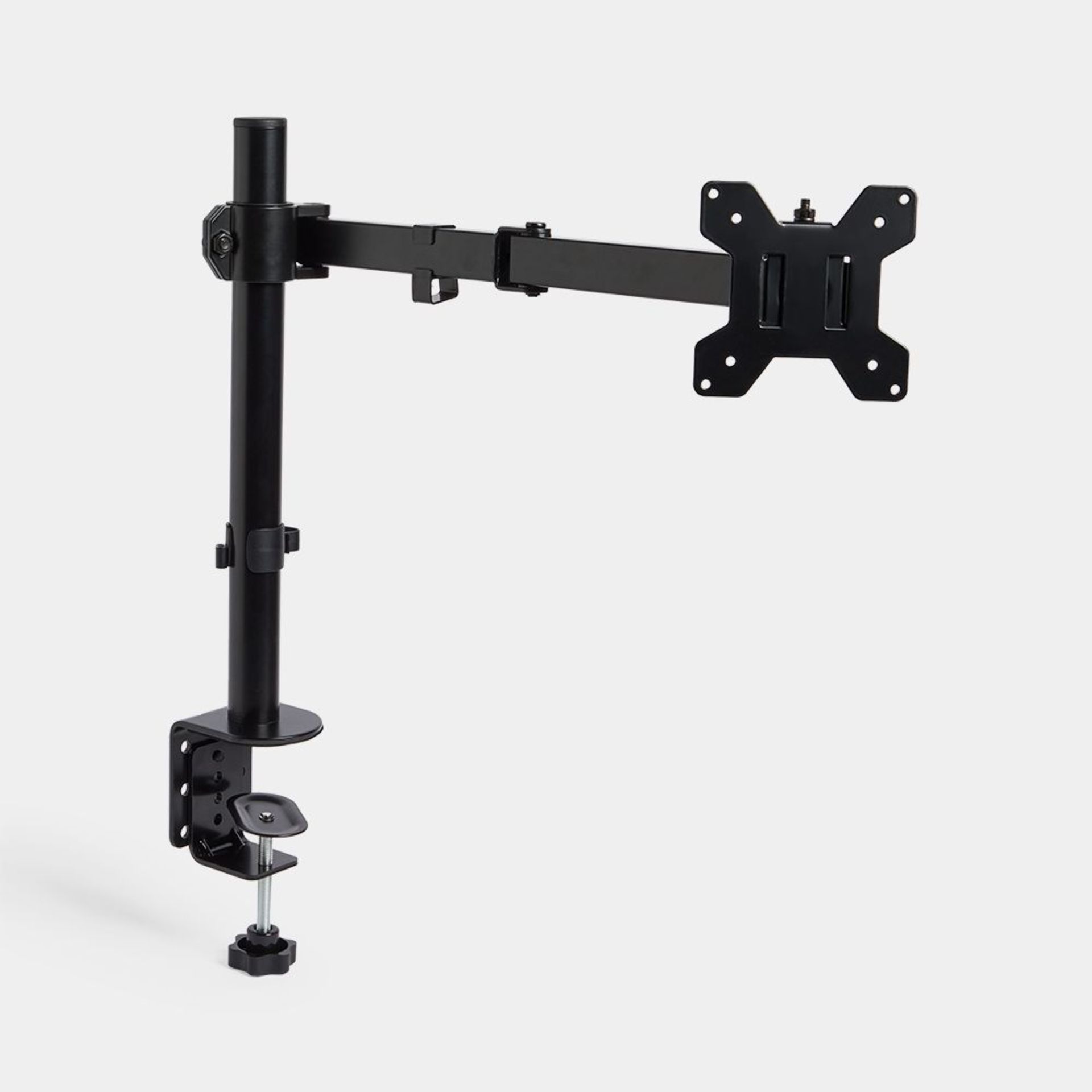Single Monitor Mount with Clamp. - R8. Positioning your monitor in the optimum position has the
