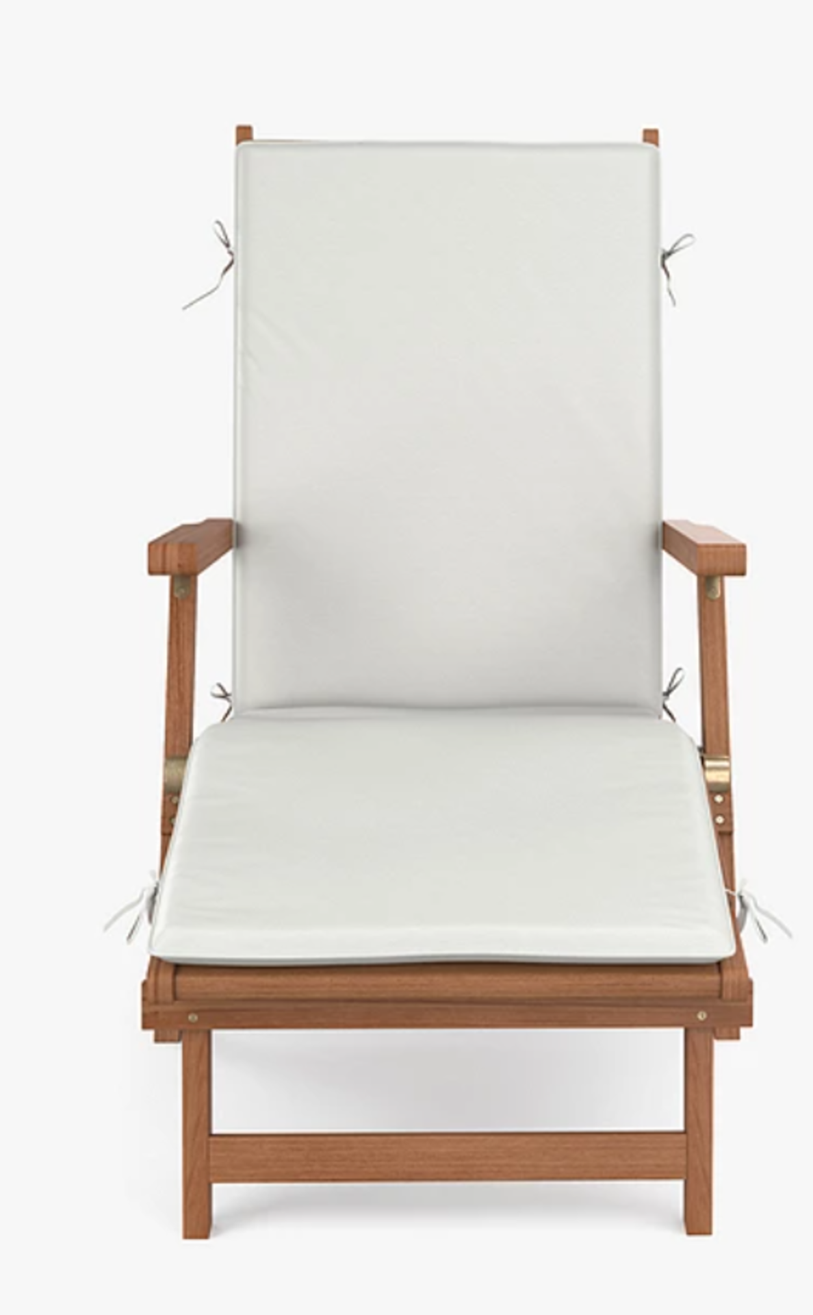 2 x New & Boxed John Lewis Cove Garden Steamer Chair, FSC-Certified (Eucalyptus Wood), Natural. - Image 3 of 5