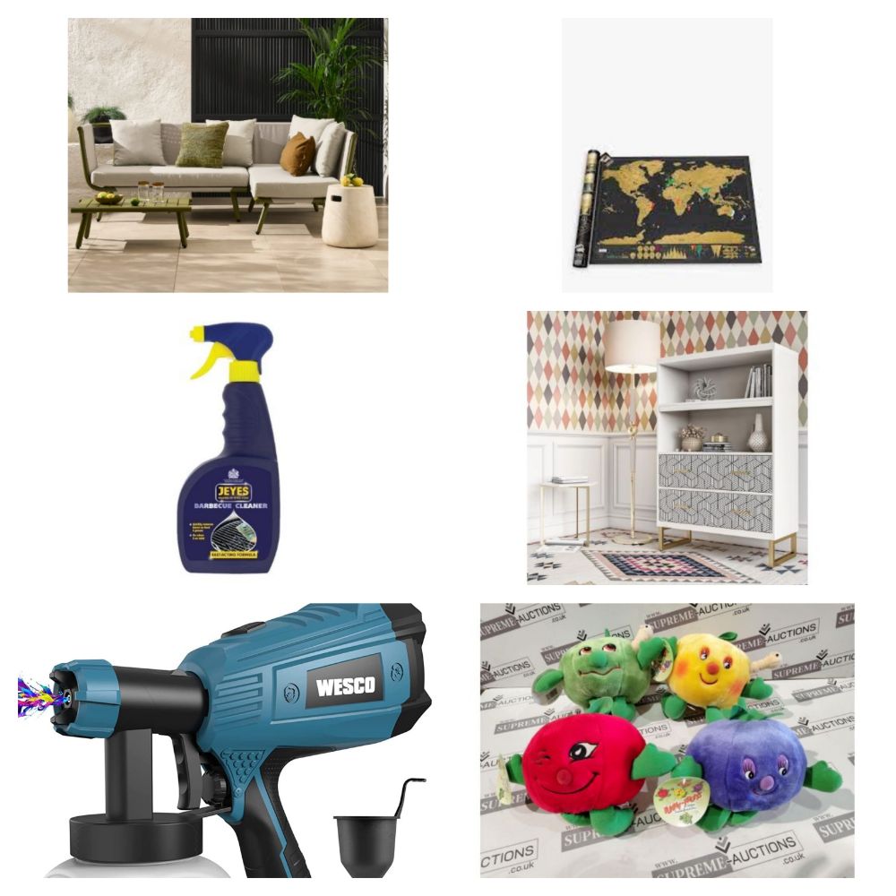 Super Sunday: Garden Furniture, Air Con, Tools, Toys, Furniture, Cosmetics, Homewares, Garden, DIY, Electrical Items, Clothing and much more