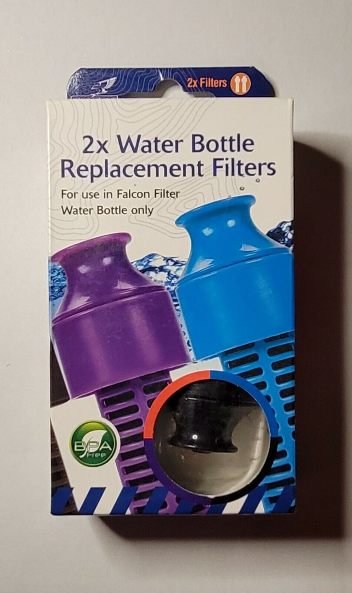 160 X BRAND NEW FALCON PACKS OF 2 WATER BOTTLE REPLACEMENT FILTERS R18-9