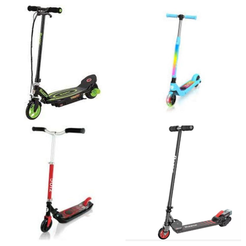 Electric Scooters: Models from Zinc such as ECO 6, Flex, E4 Max, Gen 2, Light up E5 & Wired Models such as 350 HC, 250RD and more
