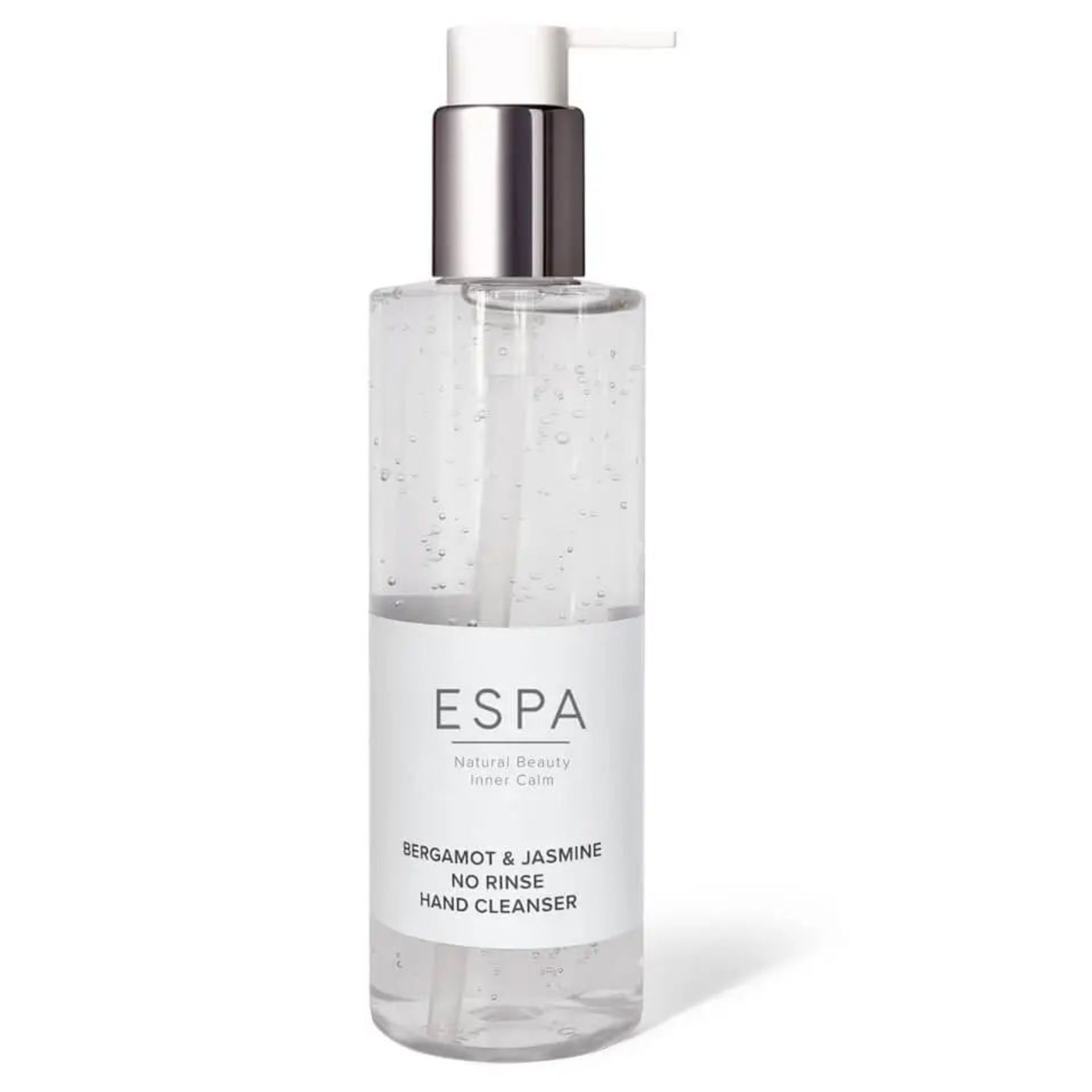 TRADE LOT 100 X 250ML ESPA Bergamot & Jasmine Hand Cleanser 250ml. No rinse. RRP £18 each. (ROW19.