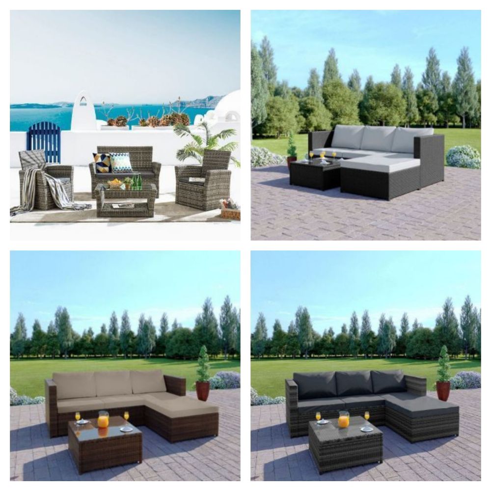 Liquidation of New & Boxed Luxury Outdoor Corner Sofa Sets and Outdoor Furniture - Delivery Available - Single & Trade Lots