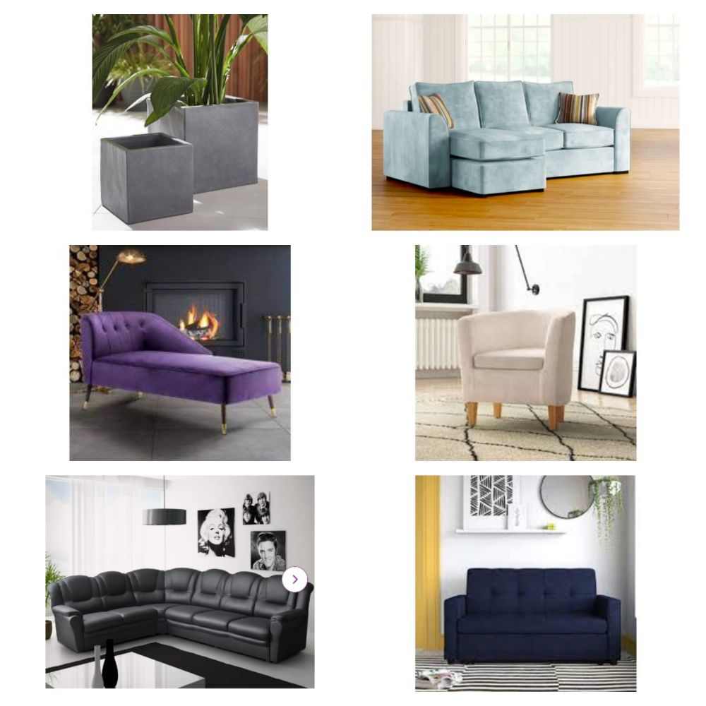 Luxury Sofas, Furniture, White Goods, Textiles, Lighting, Tools, Dinner Sets, Showers, BBQs & More from Made.com & Wayfair - Delivery Available