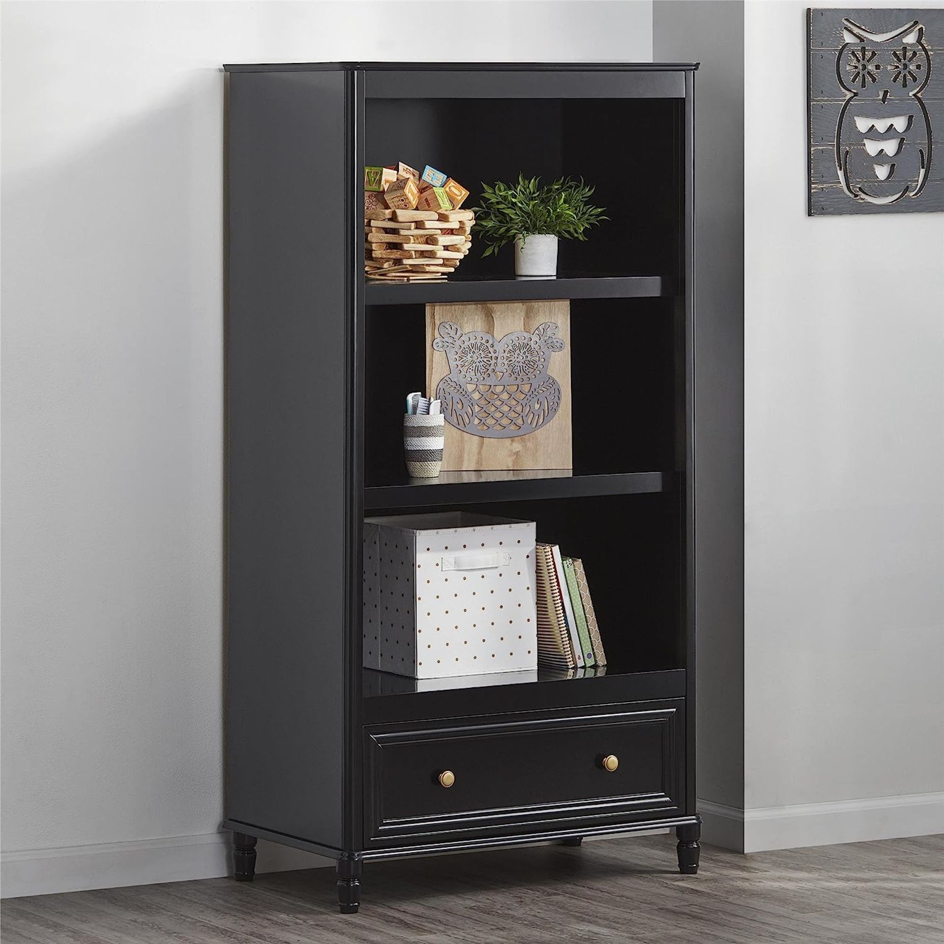 BRAND NEW BLACK PIPER LUXURY BOOKCASE WITH DRAWER RRP £219 (EFF) 6857096BRUUK. Keep your favorite