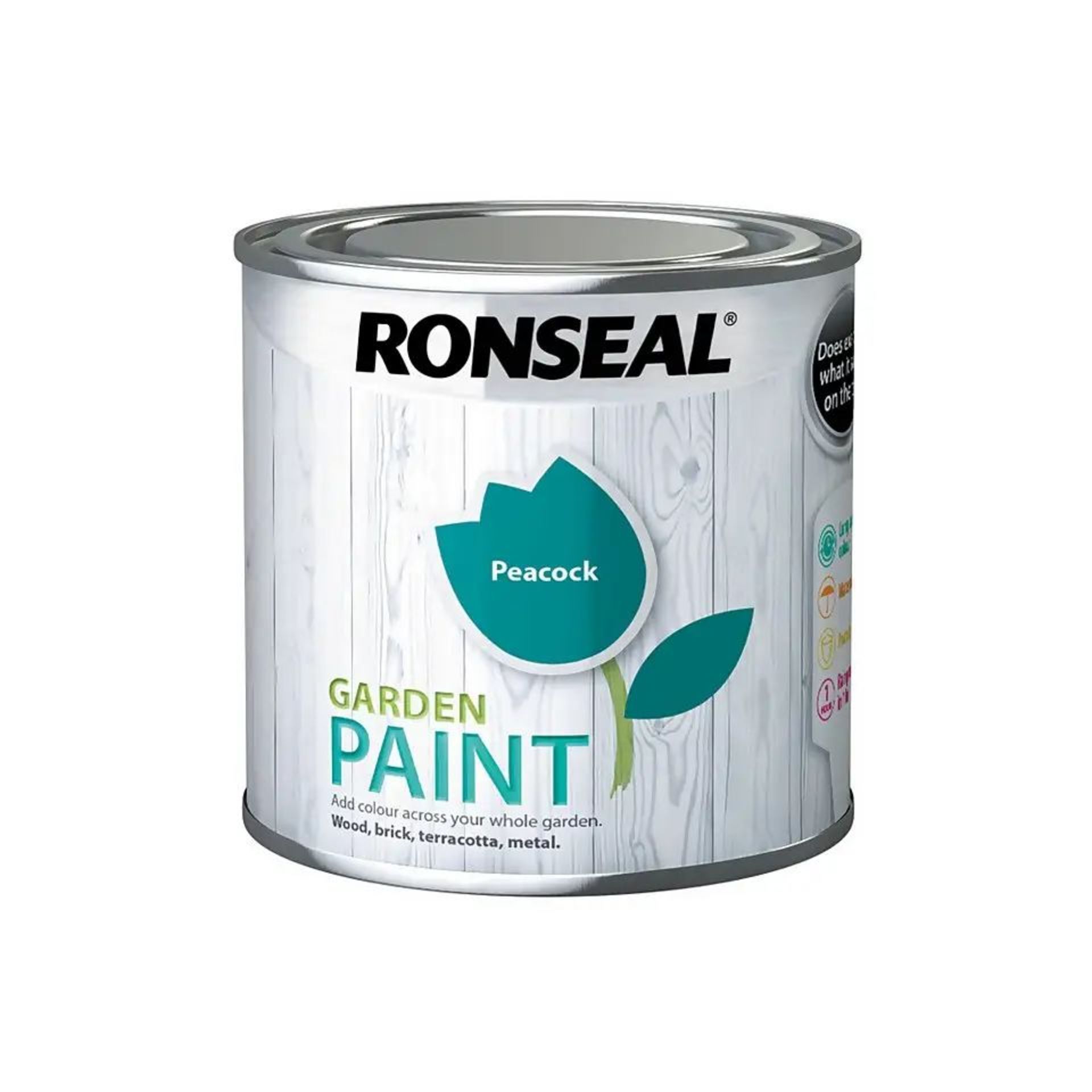 TRADE LOT 72 X BRAND NEW RONSEAL PEACOCK MATT GARDEN PAINT 250ML RRP £14 EACH