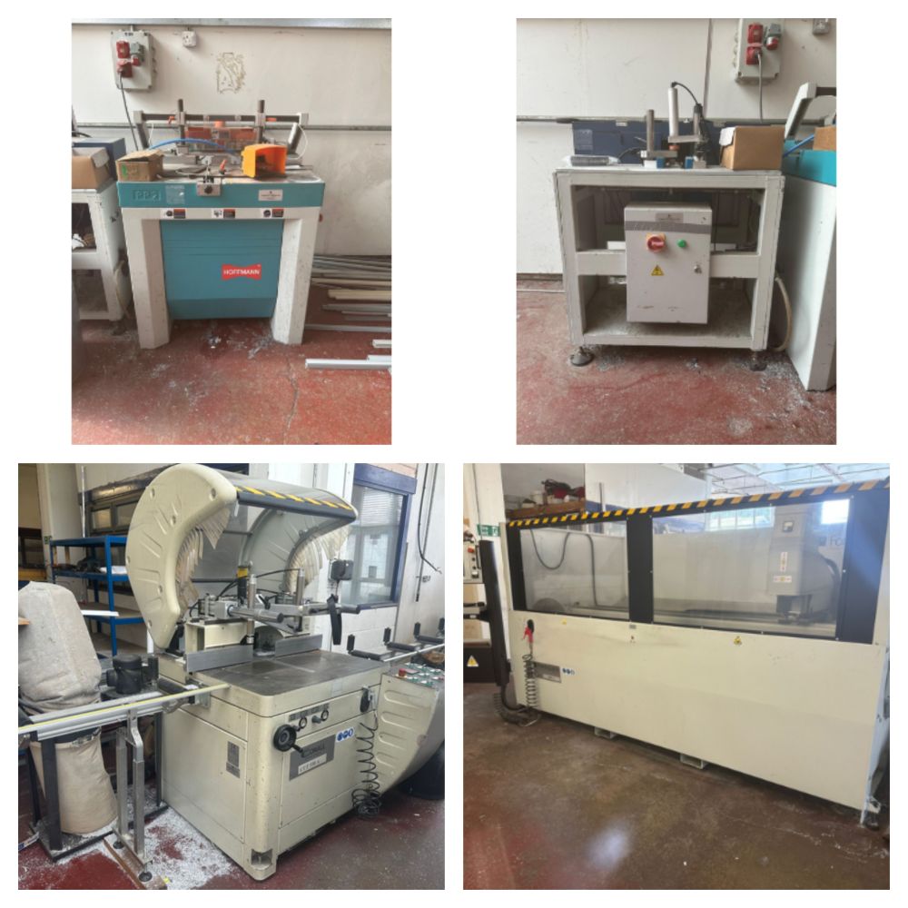 Liquidation of a Window manufacturing Company - CNC Machine, Head Saw (OFF SITE SALE)