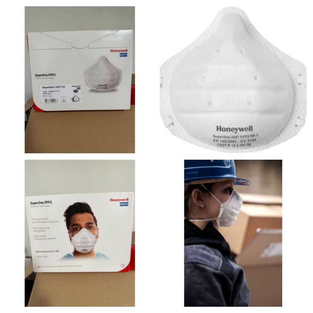 600 Pallets of Honeywell Super One Filtering Masks - FFP2 & FFP3  Over £5m RRP Value - Delivery Available - Expiry 2024