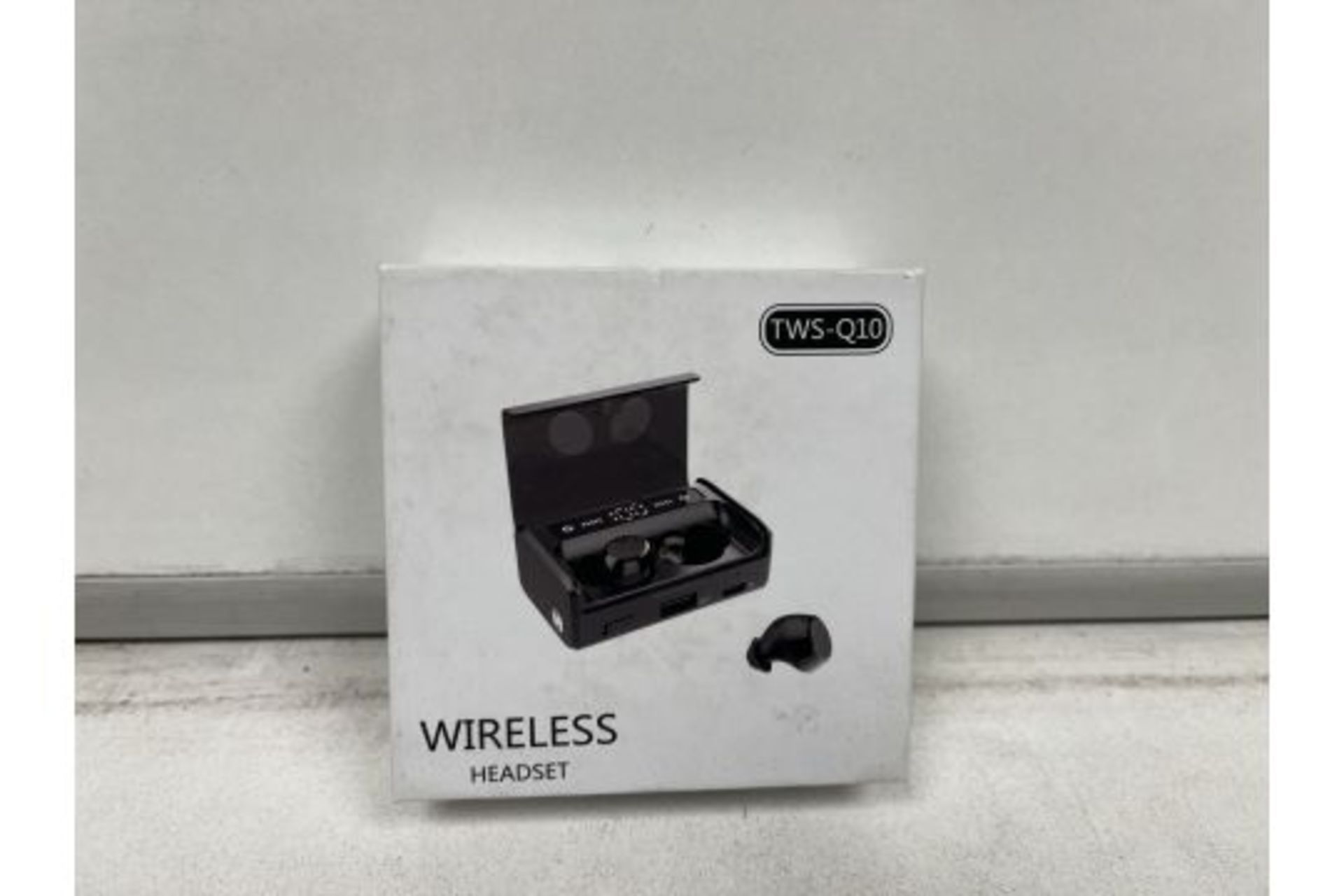 6 X BRAND NEW TWS-Q10 EIRELESS HEADSETS BLACK OFF - Image 2 of 2