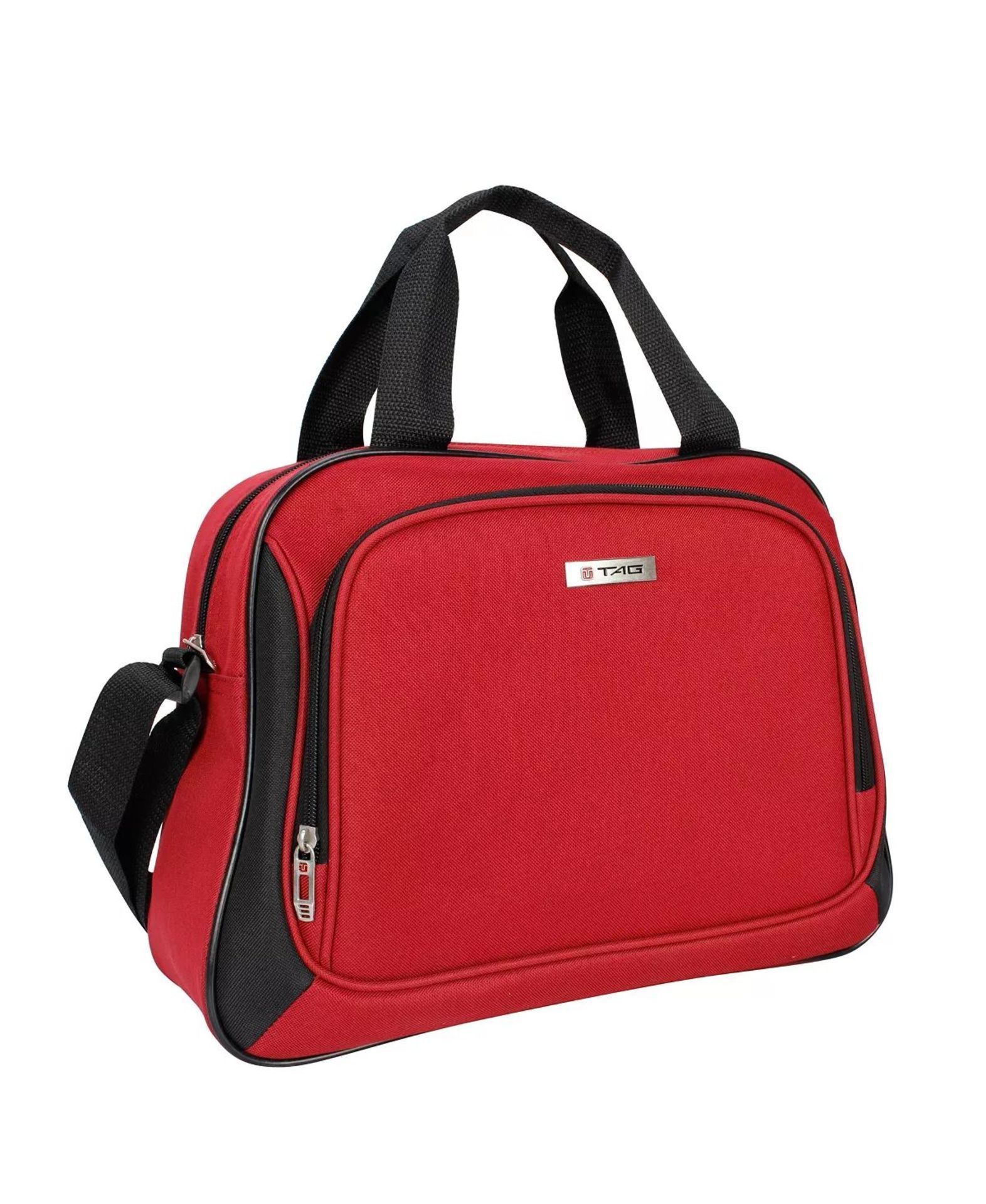 3 X NEW SETS OF TAG Ridgefield RED 5 Piece Softside Luggage Sets. RRP $300 per set, giving this - Image 3 of 5