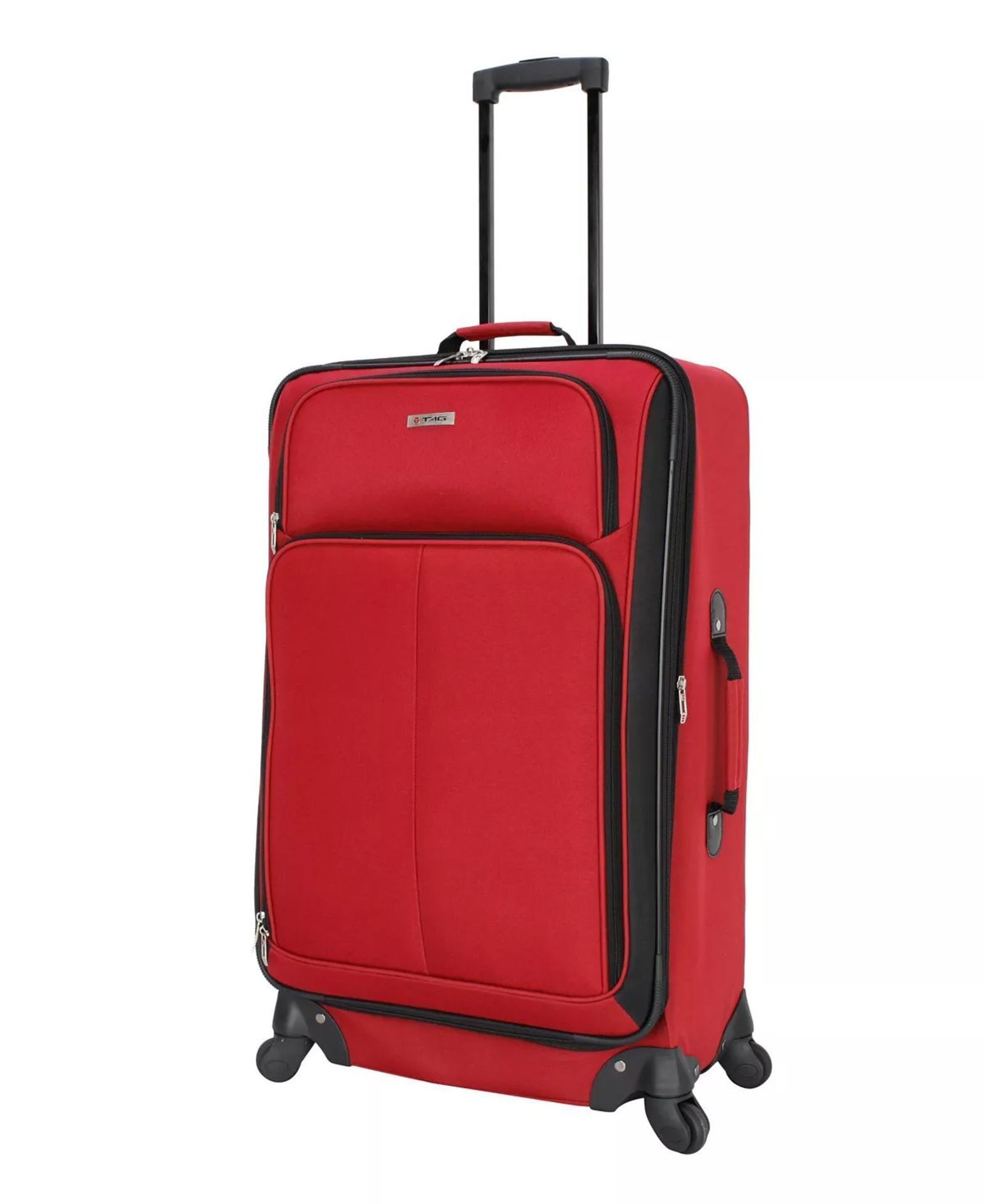 3 X NEW SETS OF TAG Ridgefield RED 5 Piece Softside Luggage Sets. RRP $300 per set, giving this - Image 5 of 5