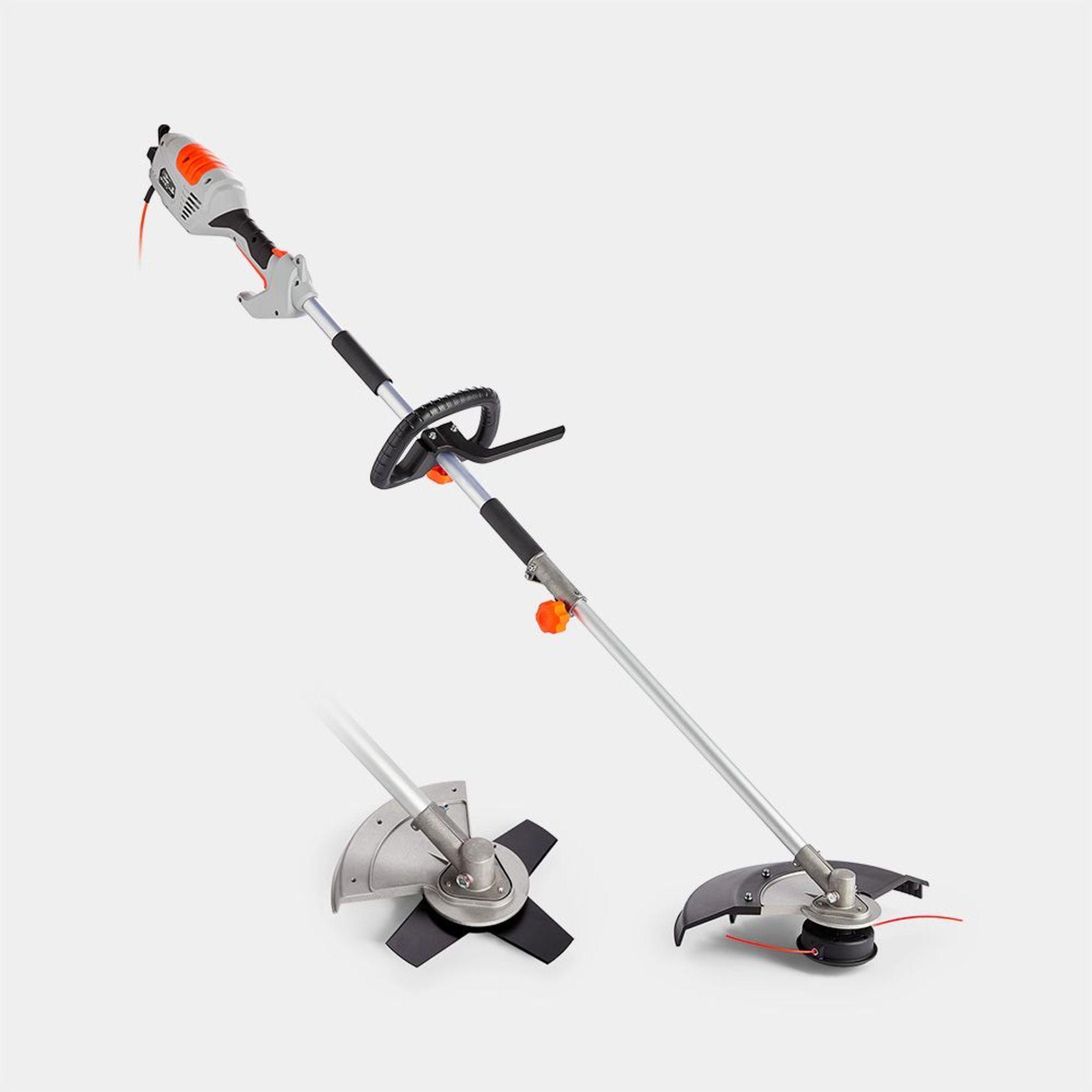 Grass Trimmer & Brush Cutter. - R8. This 2-in-1 tool includes a grass trimmer for neatening edges