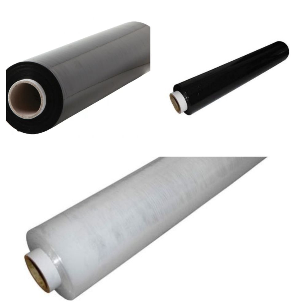 Trade & Pallet Lots of Black & Clear Pallet Wrap - Delivery Available!