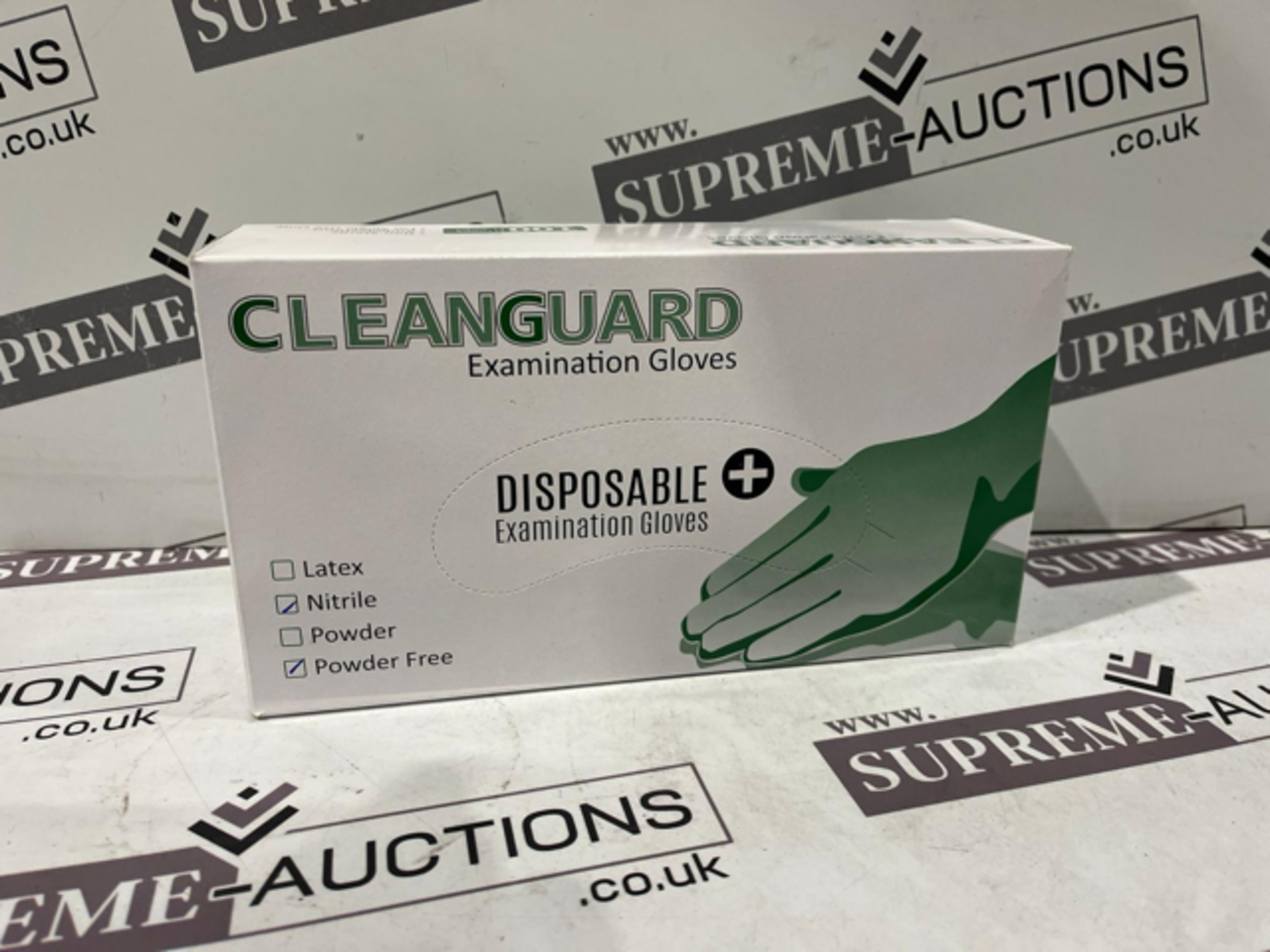 PALLET TO CONTAIN 720 x NEW BOXES OF 100 CLEANGUARD NITRILE POWDER FREE DISPOSABLE EXAMINATION