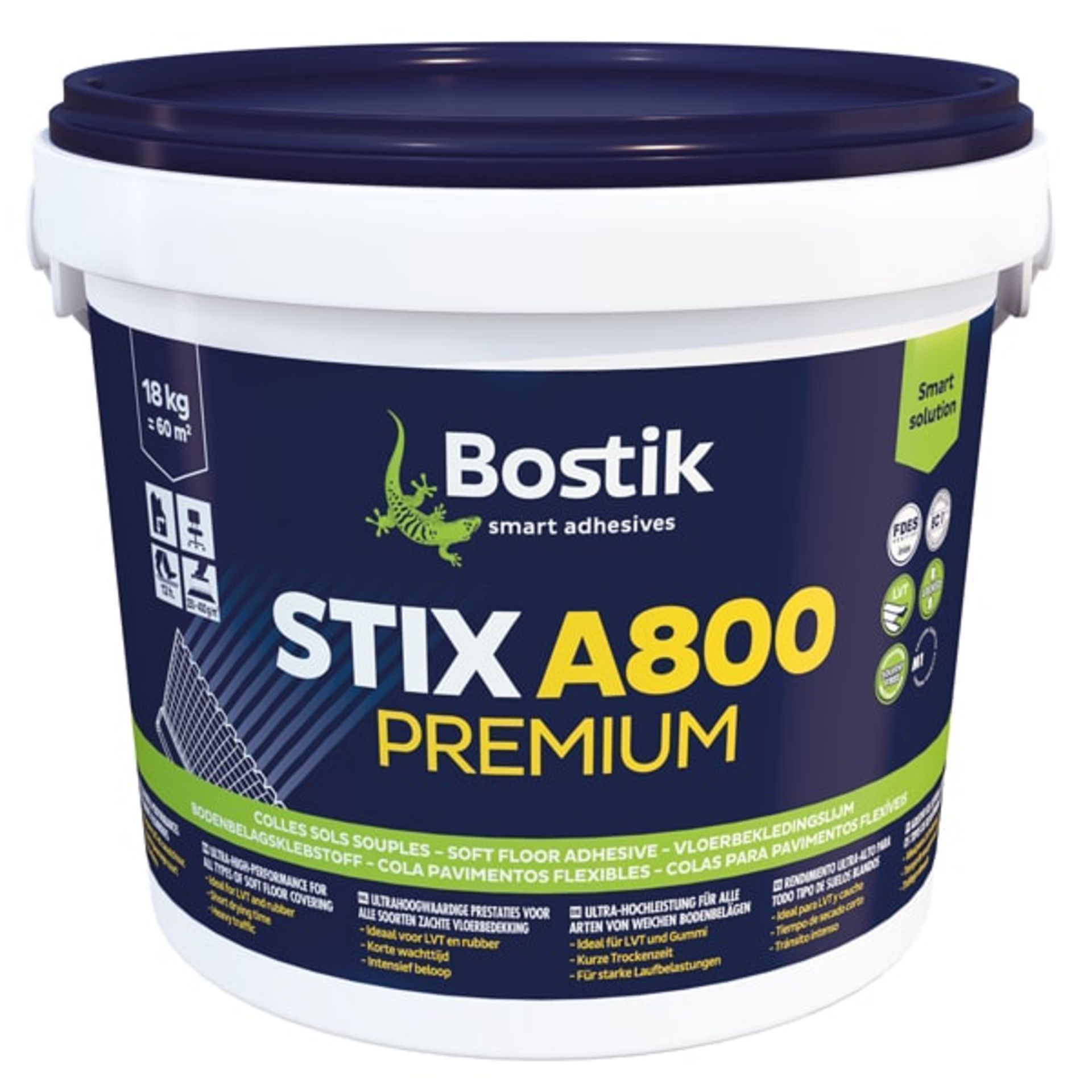 4 x New 18KG Tubs of Bostik Stix A800 Premium Ultra high performance acrylic adhesive for all