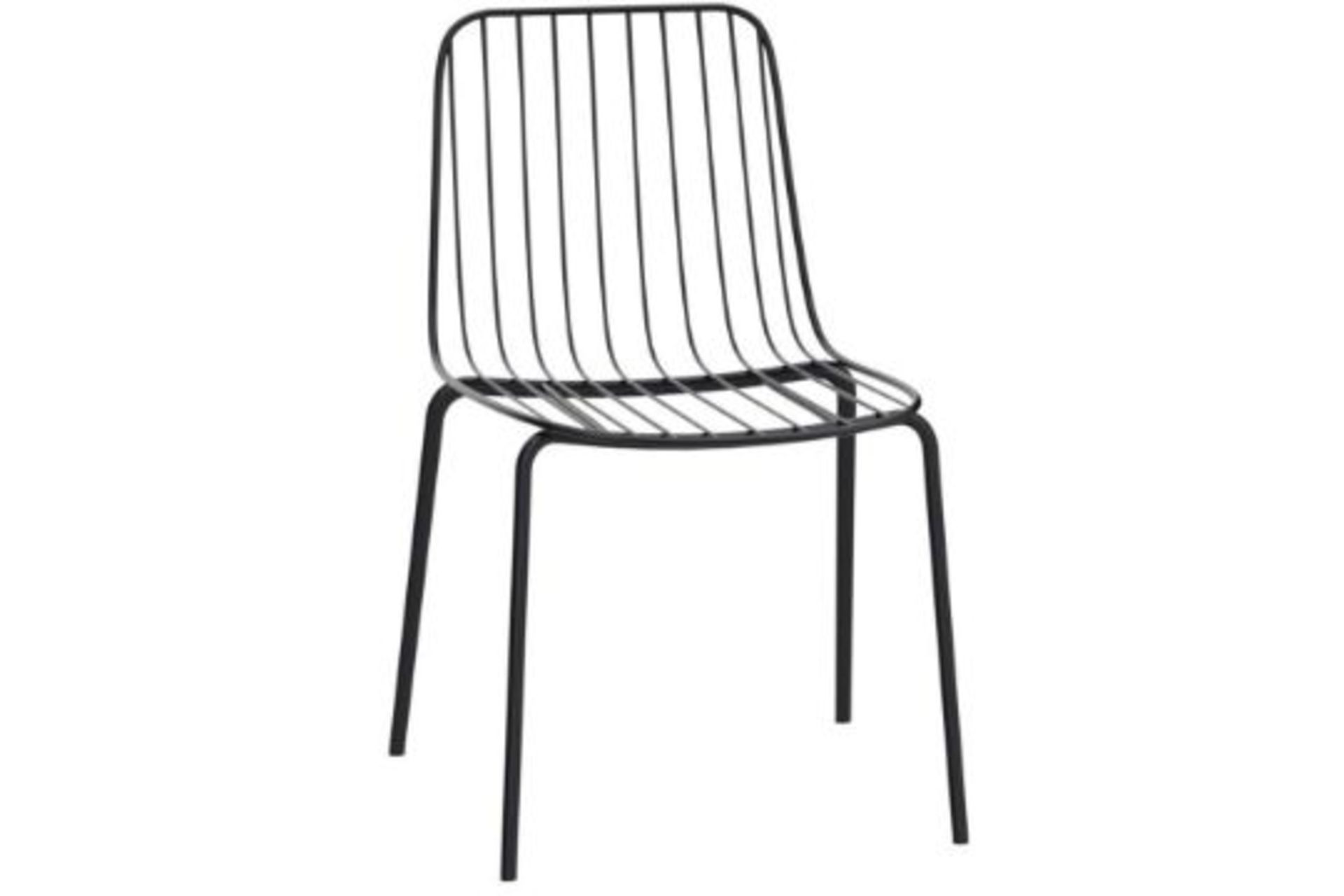 2 X Brand New Dorel Caden Wire Dining Chair Kiwi rrp £189