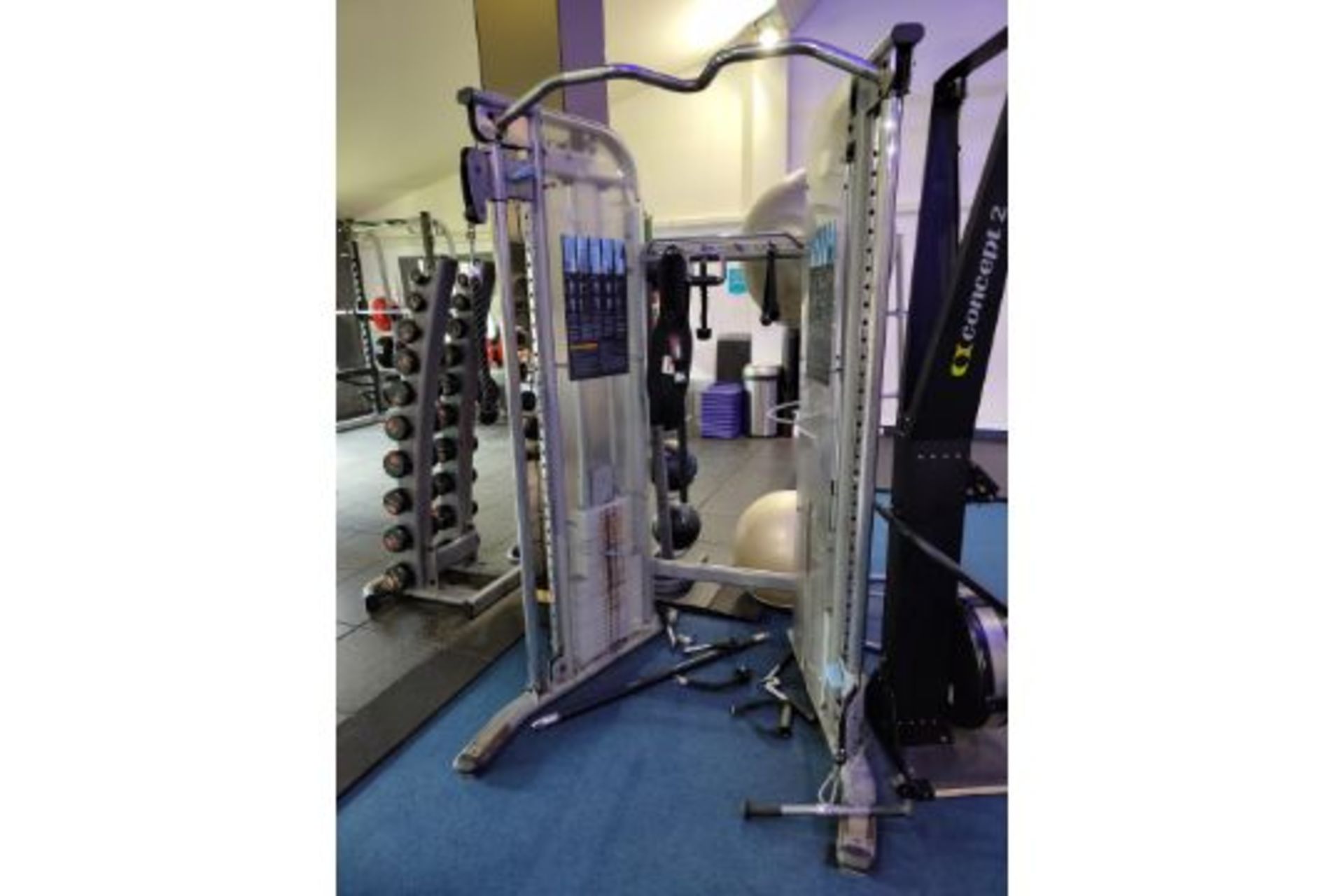 PRECOR FTS Glide Duel Adjustable Pully Cable Machine 92kg Per Stack - Image 2 of 2