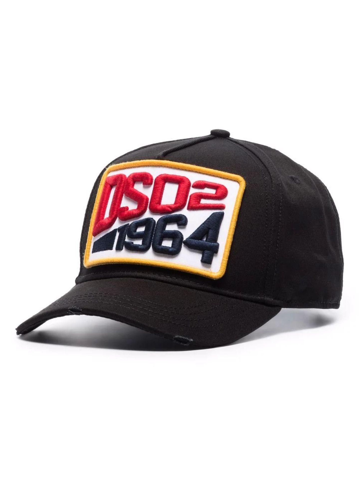 BRAND NEW DSQUARED2 DSQ 1964 Patch Logo Cap - Black. RRP £165. (SR)