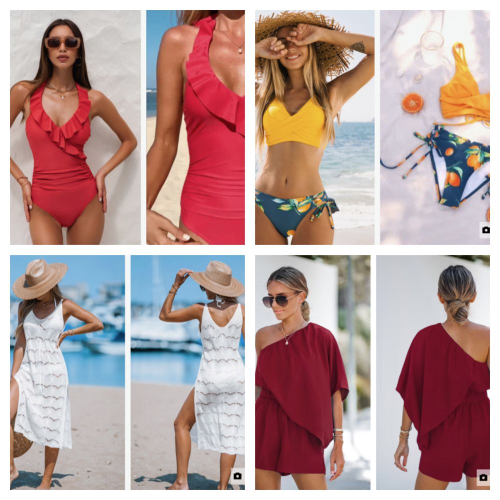 Liquidation Sale of High End Branded Online Swimwear Retailer Cupshe with over 480 Items - RRP over £14k Delivery Available