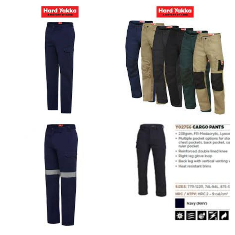 Liquidation of Hard Yakka International Workwear Branded Trousers in Various Styles and Sizes. Over 500k Retails stock. Delivery Available