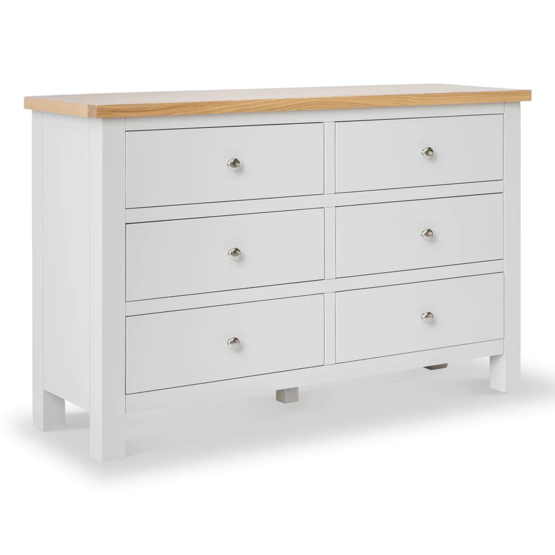 Farrow 6 Drawer Chest. RRP £469.99. (3230-P1A) This chest of drawers will bring plenty of storage to - Image 2 of 2