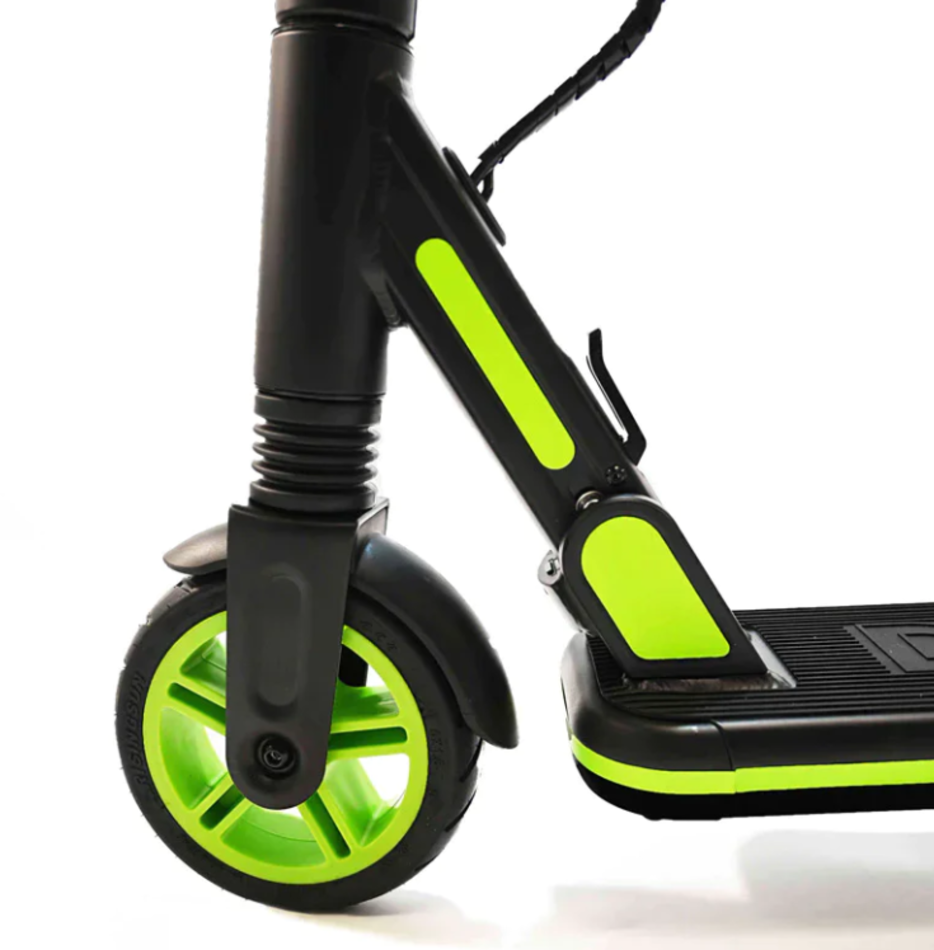 New & Boxed DECENT Kids Electric Scooter - Blue/Green. Let your kids zip around in style. With - Image 3 of 3