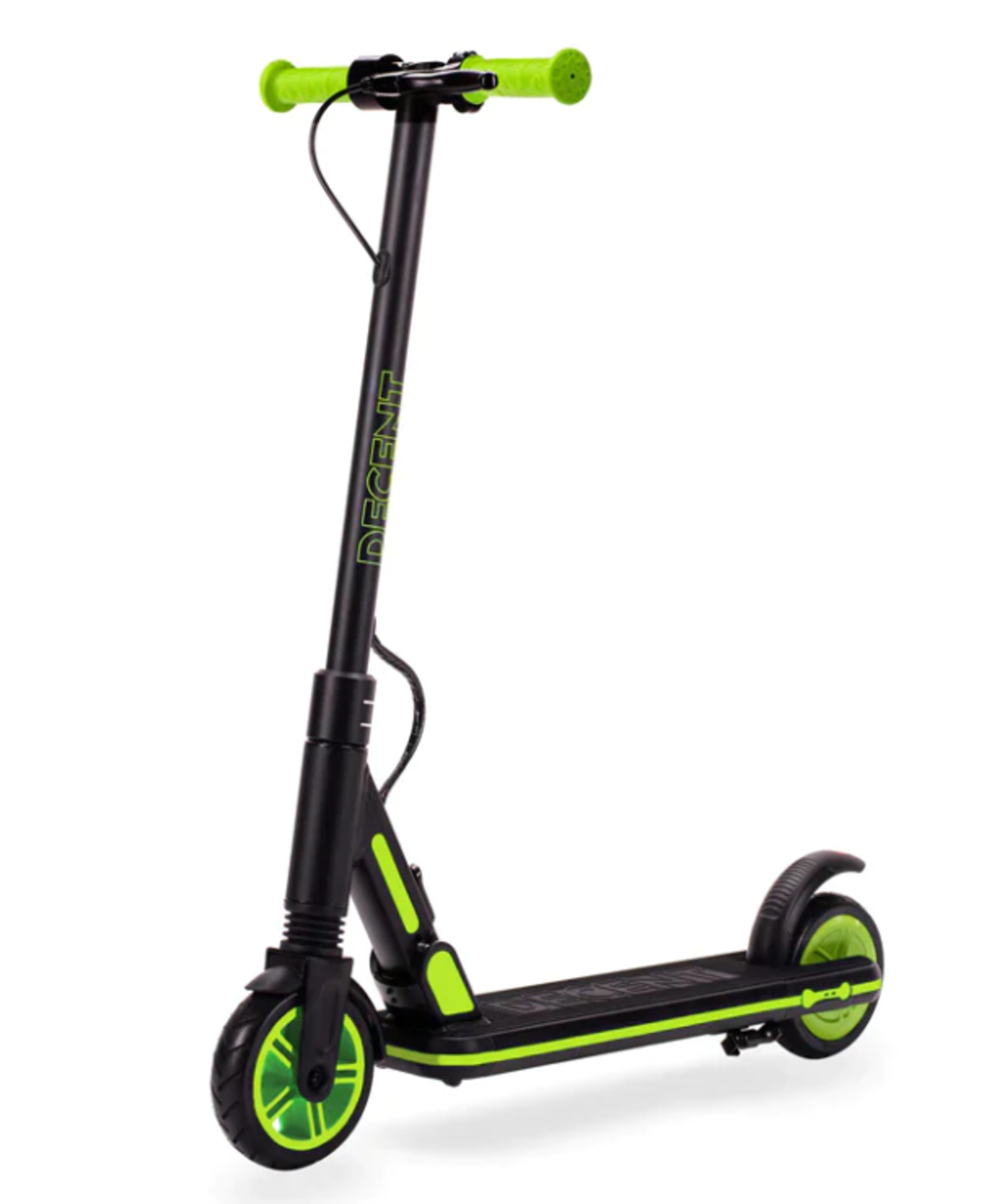 New & Boxed DECENT Kids Electric Scooter - Blue/Green. Let your kids zip around in style. With