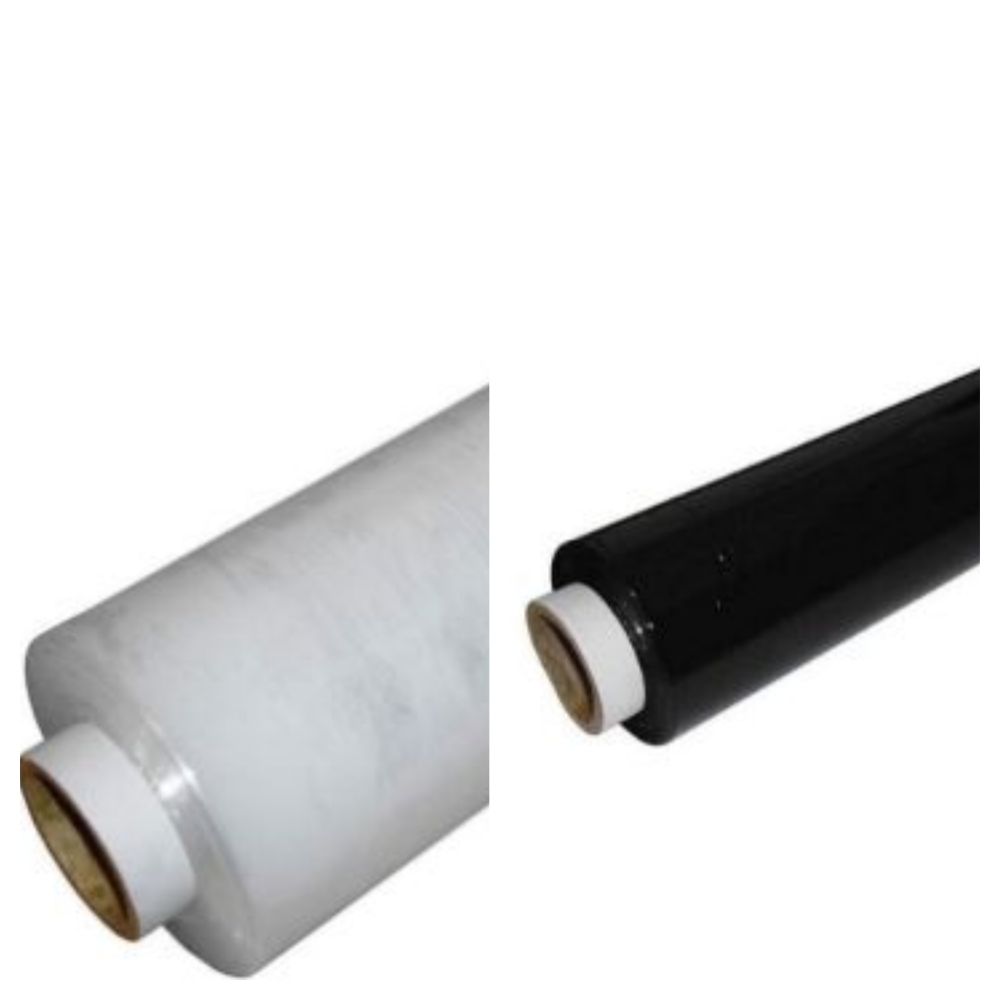 Trade & Pallet Lots of Black & Clear Pallet Wrap - Delivery Available!