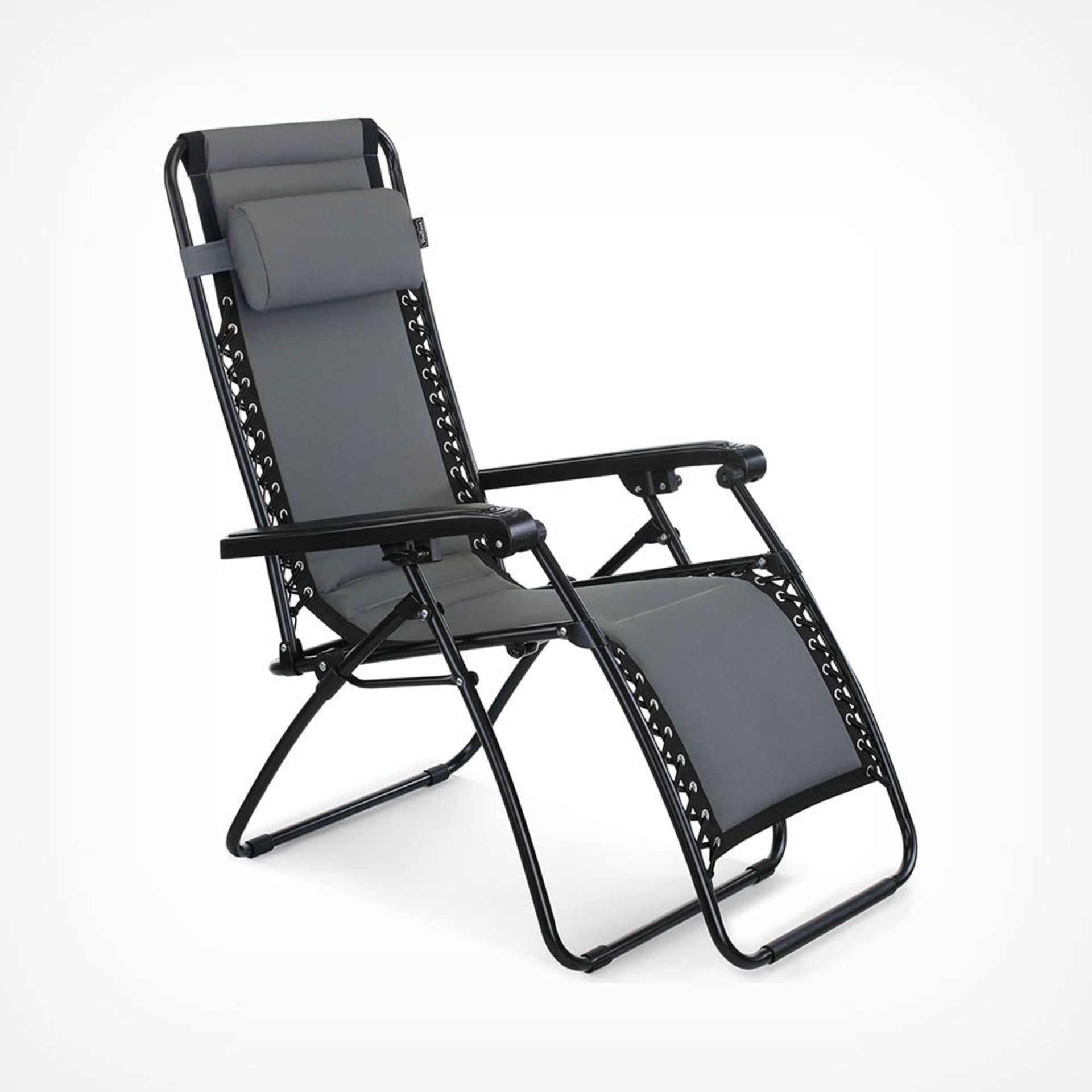 Padded Zero Gravity Chair. - BI. Designed to fit in with most types of outdoor or patio chairs, this