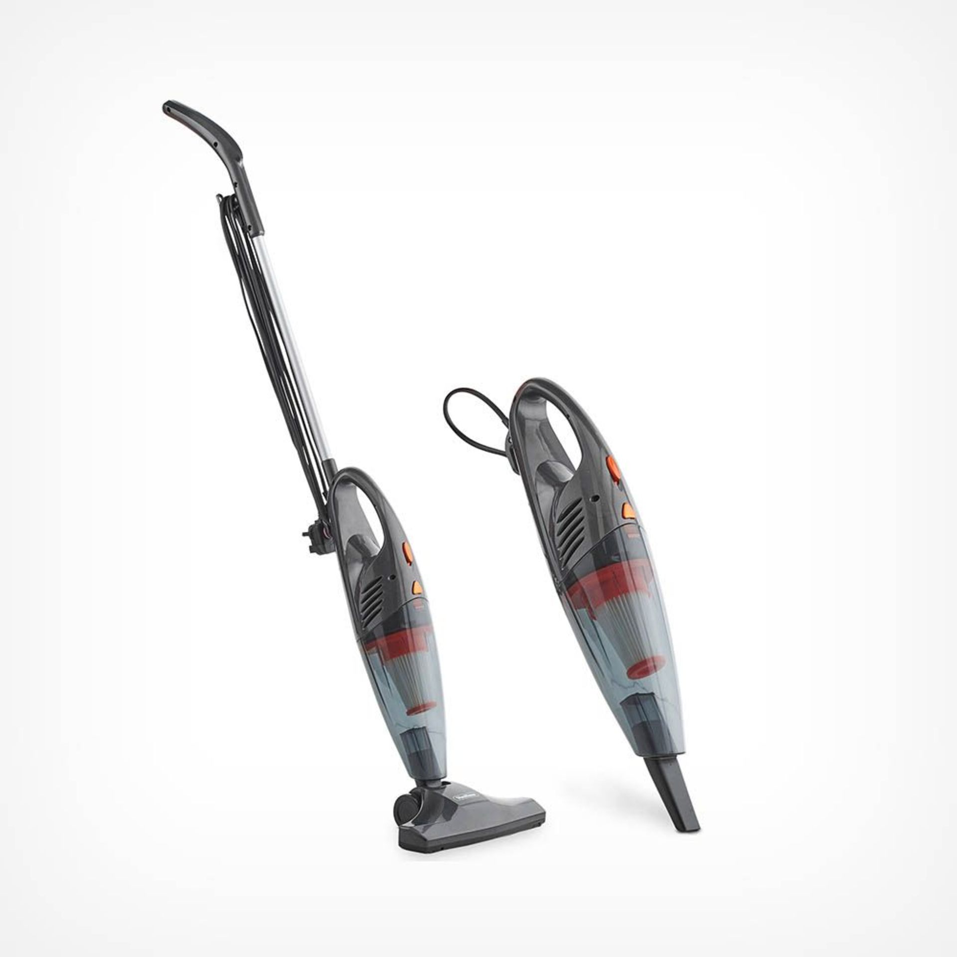2 in 1 Stick Vacuum 600W - Grey. - BI. Don’t struggle with large, heavy vacuum cleaners - with