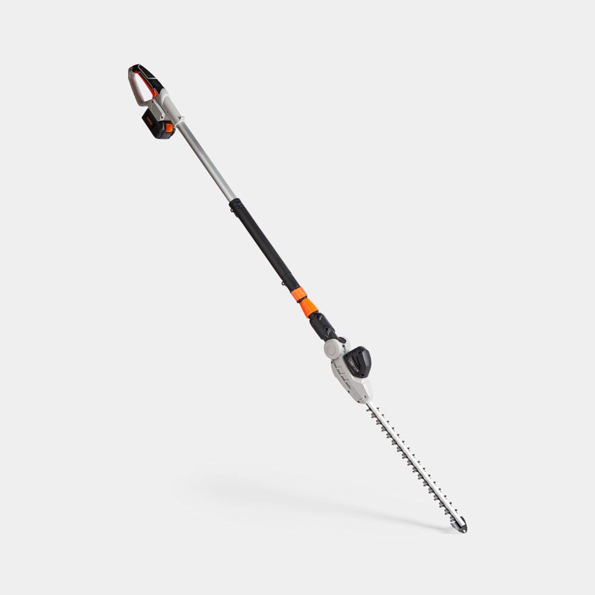 40V Cordless Pole Hedge Trimmer. - BI. trim your garden with efficiency and precision. An 8 Foot