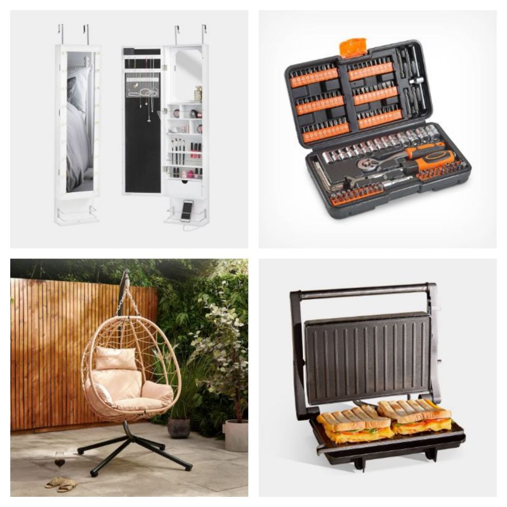 BBQs, Lawnmowers, Suitcases, Gazebos, Furniture, Loungers, Electric Car Charger, Power Tools, Nail Guns, Trimmers, Rattan Egg Chairs