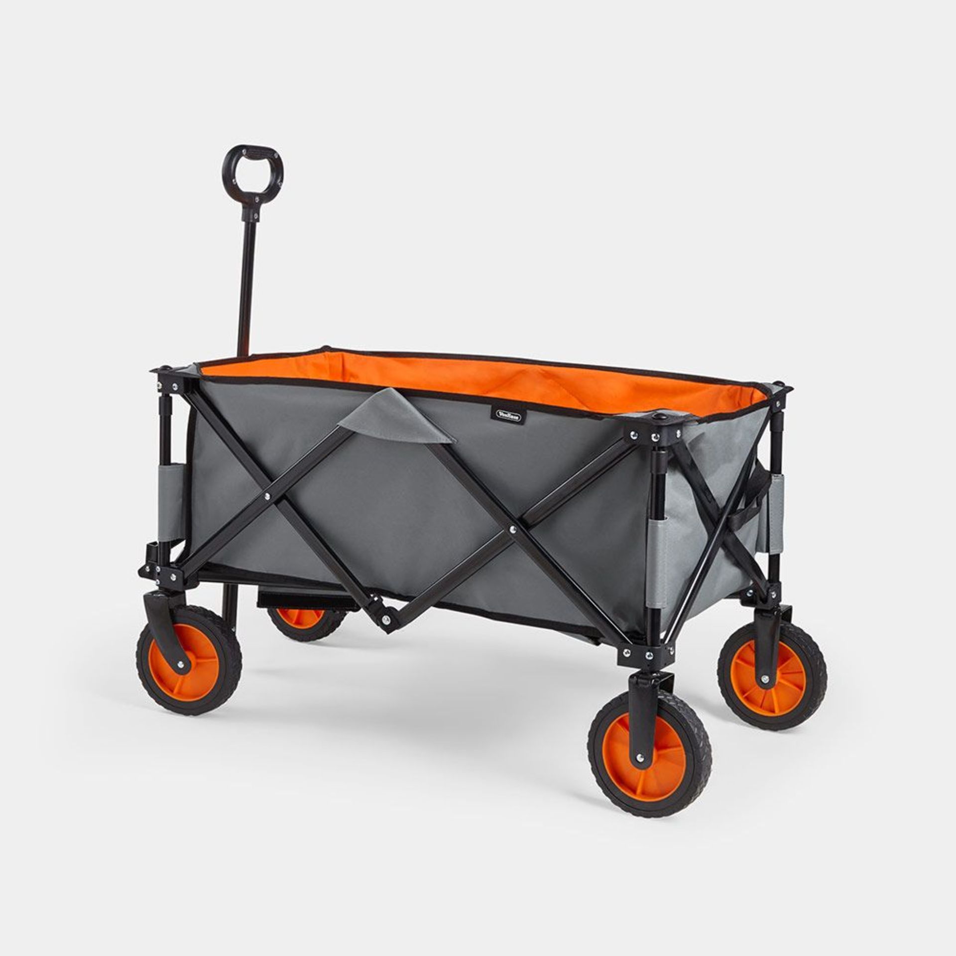 Folding Cart. - BI. Whether you’re going to a festival or on a camping trip, say goodbye to enduring