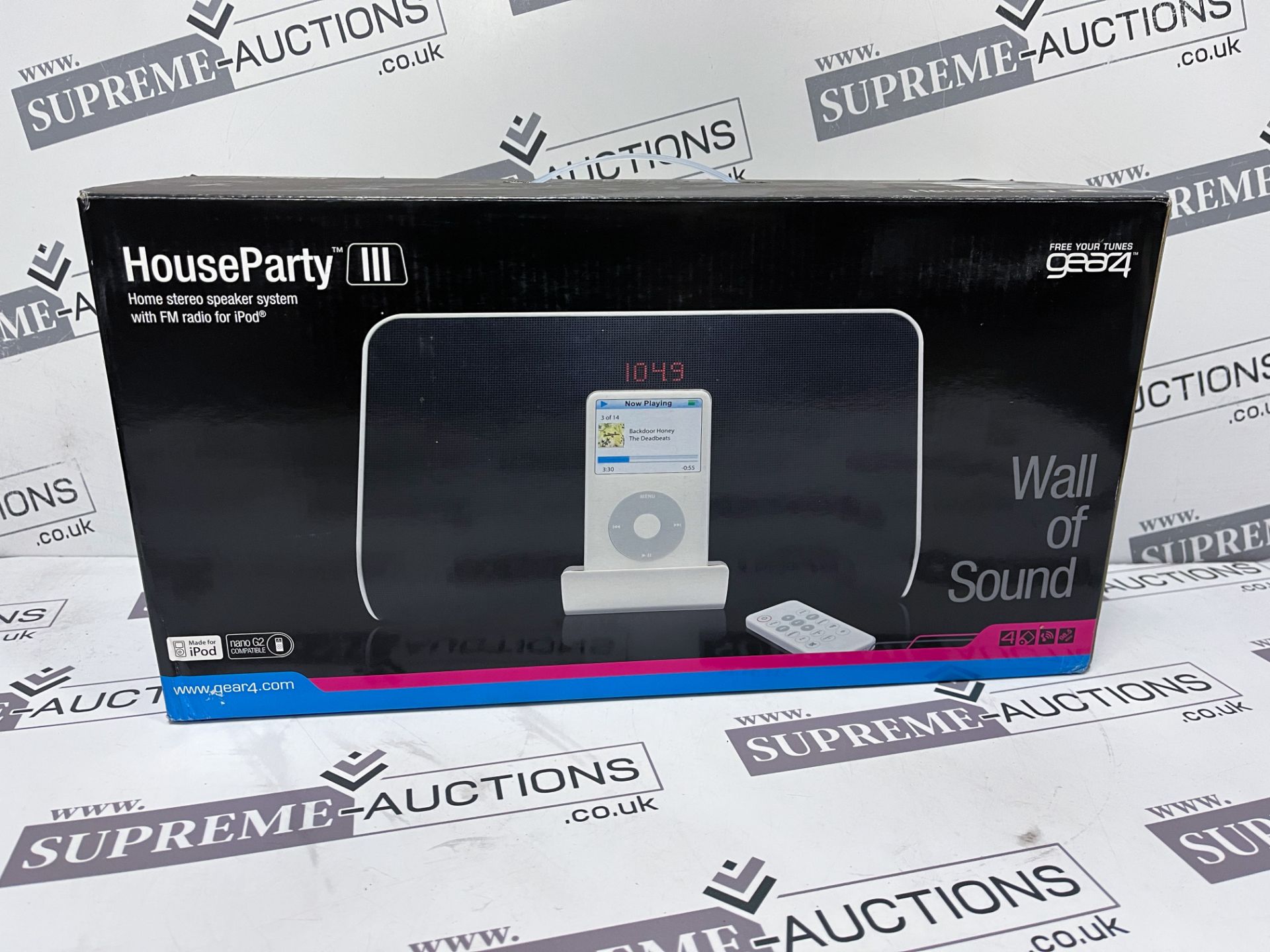 BRAND NEW GEAR 4 HOUSE PARTY3 HOME STEREO SPEAKER SYSTEM OFC