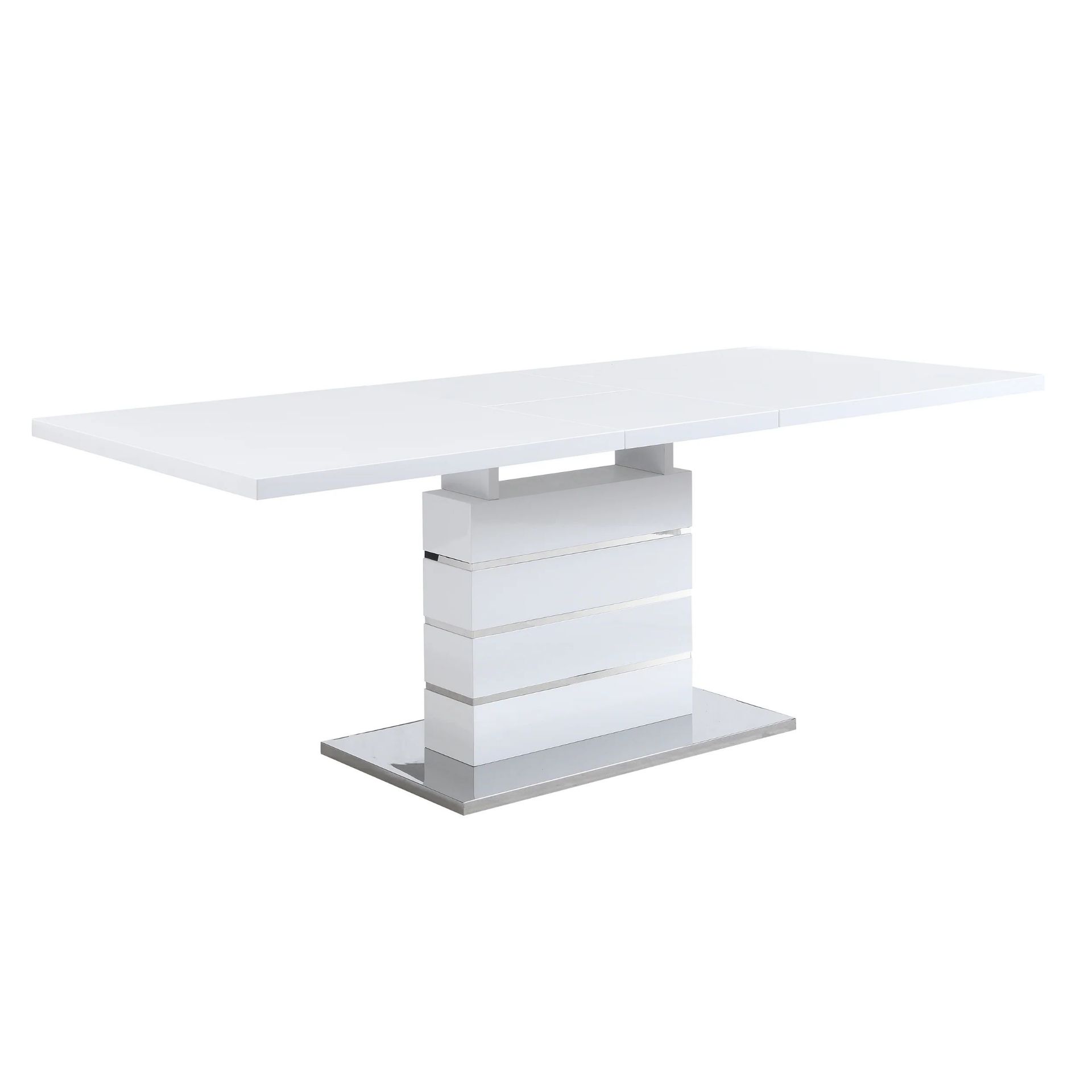 Hayne High Gloss White Extending Dining Table 6 to 8 Seater. - BI. RRP £449.99. The Hayne table is a - Image 2 of 2
