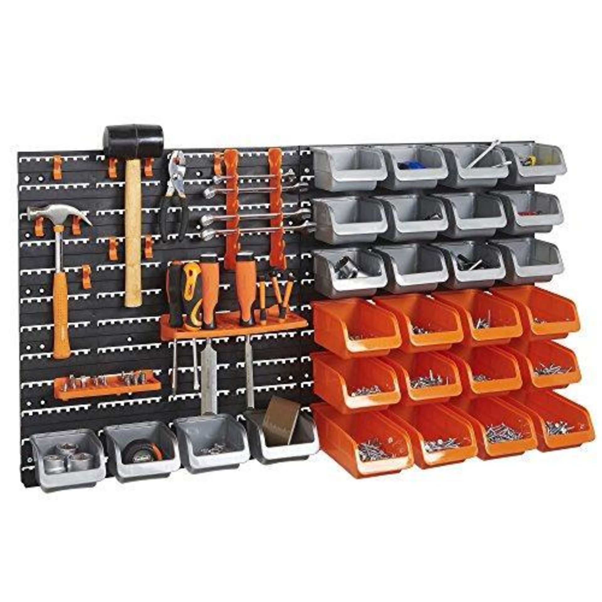 44pc Storage Bin Hook Set - PW 44pc Storage Bin & Hook SetKeep work areas clutter-free with the - Image 2 of 5