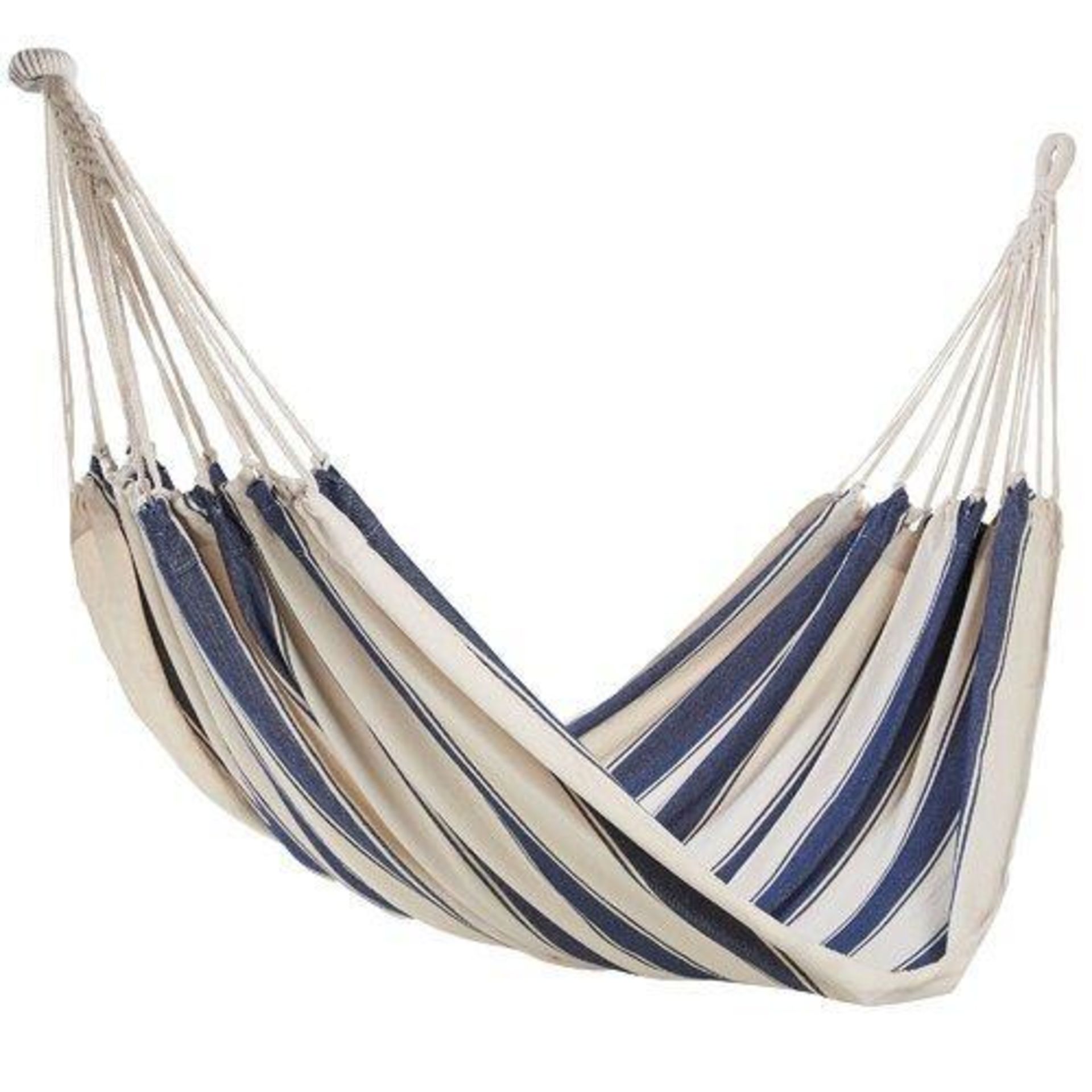 2 Person Striped Cotton Hammock - AO