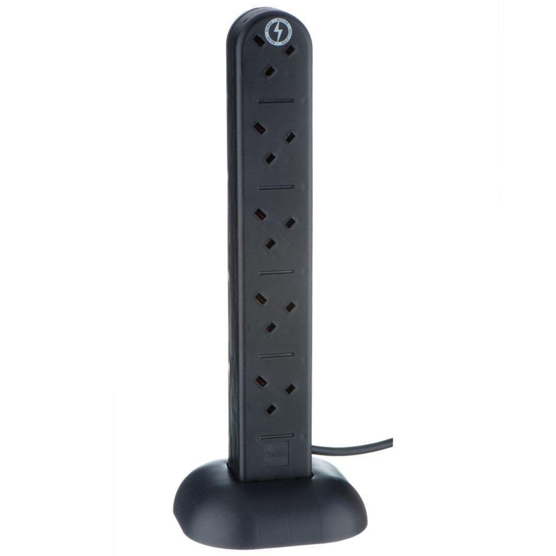 10 Socket Tower - Black 10 Gang Socket TowerThe Luxury Tower Socket is a sensible choice for home - Image 3 of 6