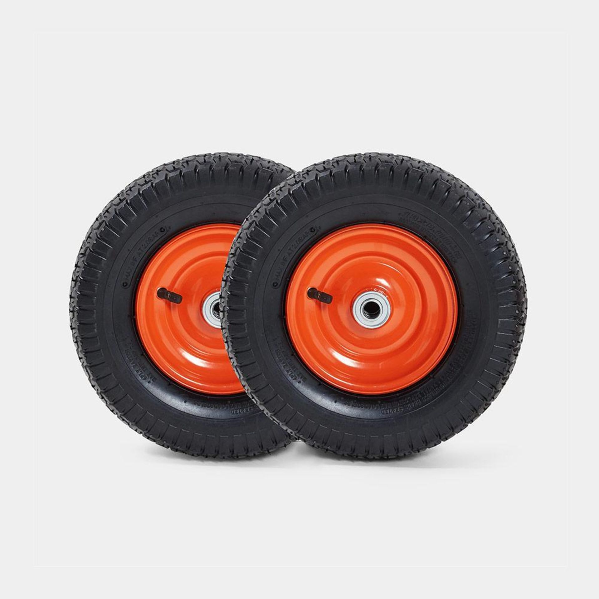 Spare Pneumatic Wheels 2 Pack Replace worn wheels on your Garden Trolley Cart with this 2 pack (4