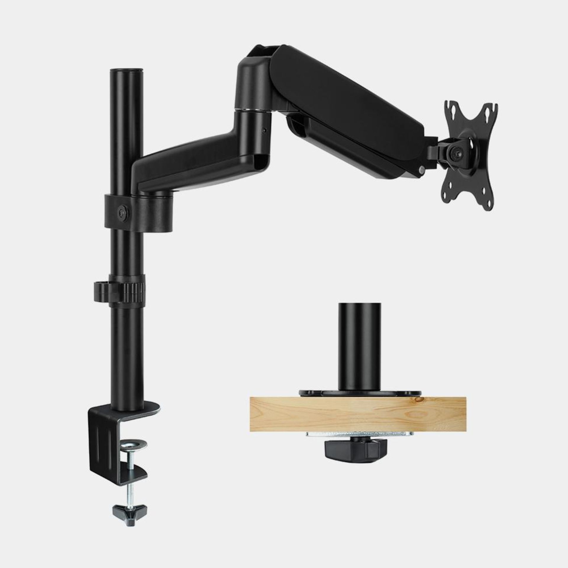 Single Gas Pole Monitor Mount Single Gas Pole Monitor Mount Make productivity easier with our Single