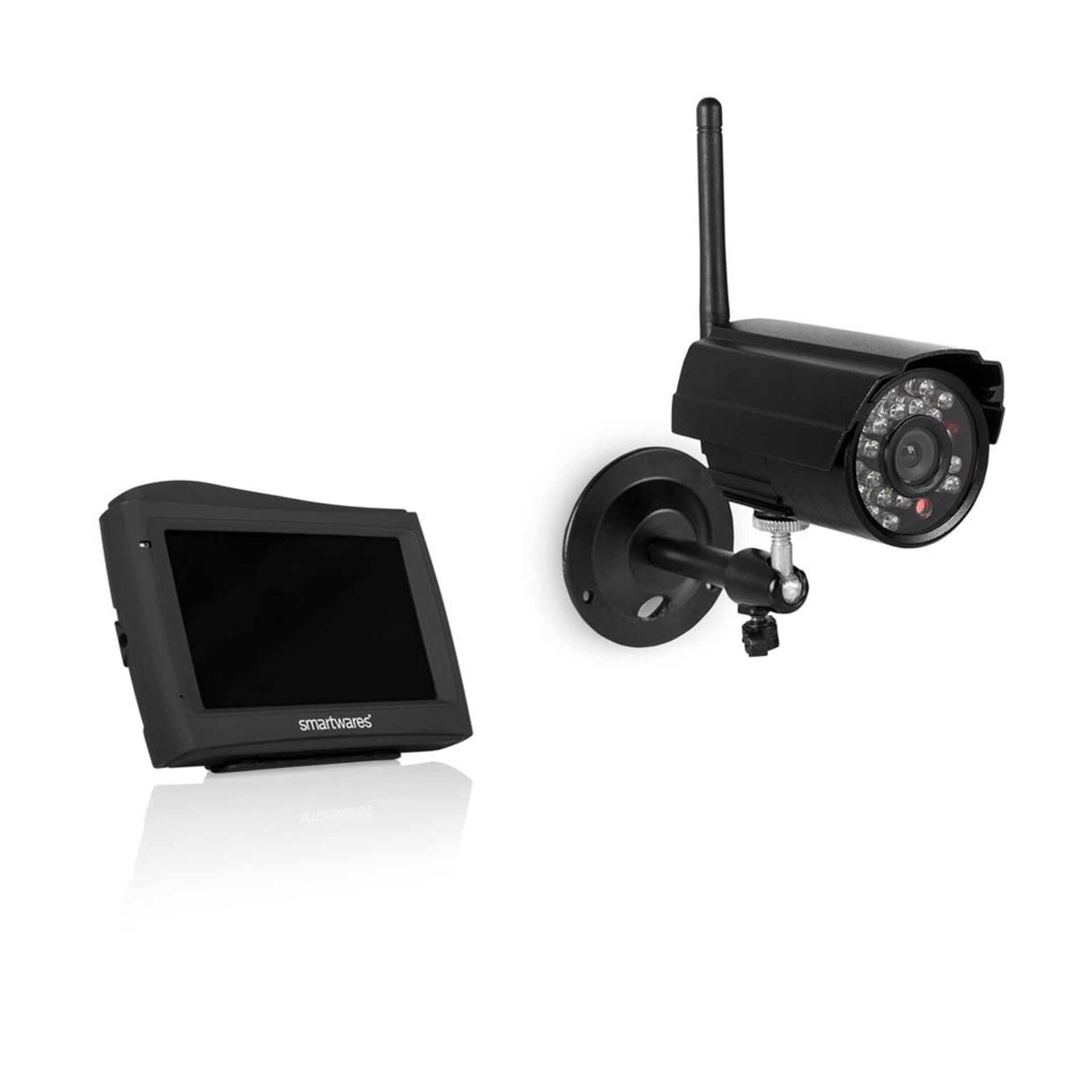 BRAND NEW SMARTWARES CS80DVR WIRELESS CAMERA SECURITY SET RRP £199 R9B.7