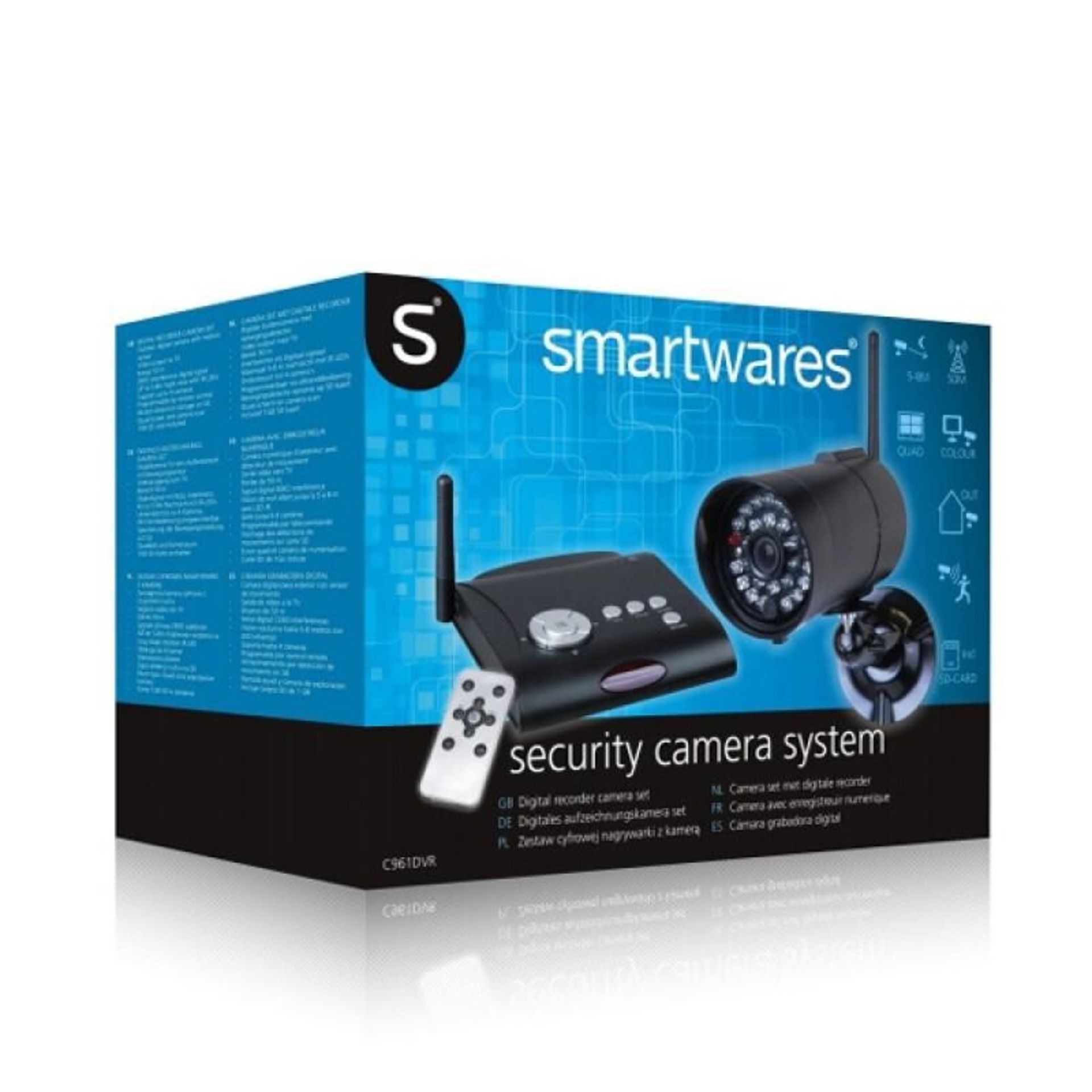 BRAND NEW SMARTWARES C961DVR SECURITY CAMERA SYSTEM RRP £299 R9B.7